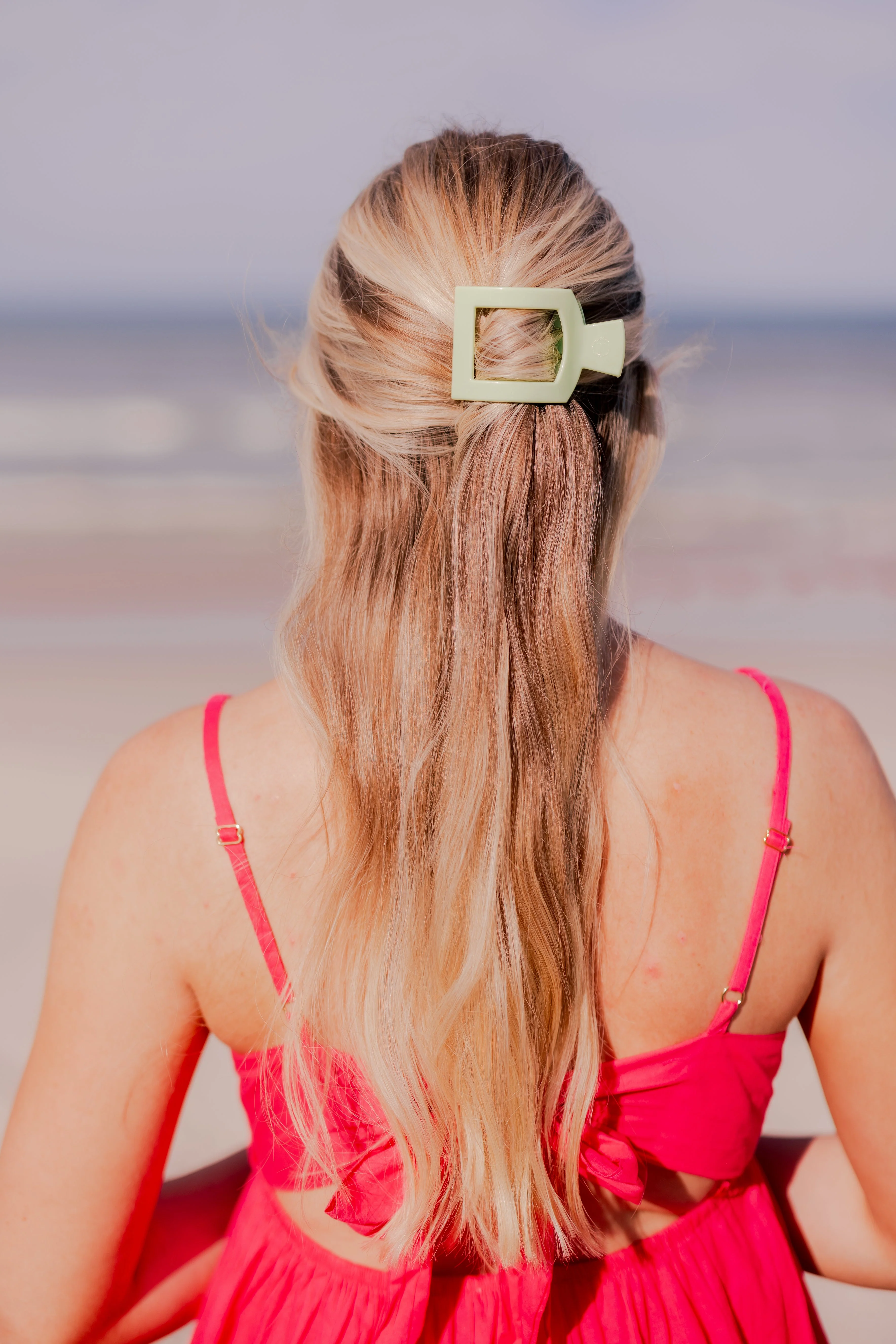Aloe, There! Small Flat Square Hair Clip - Image 4
