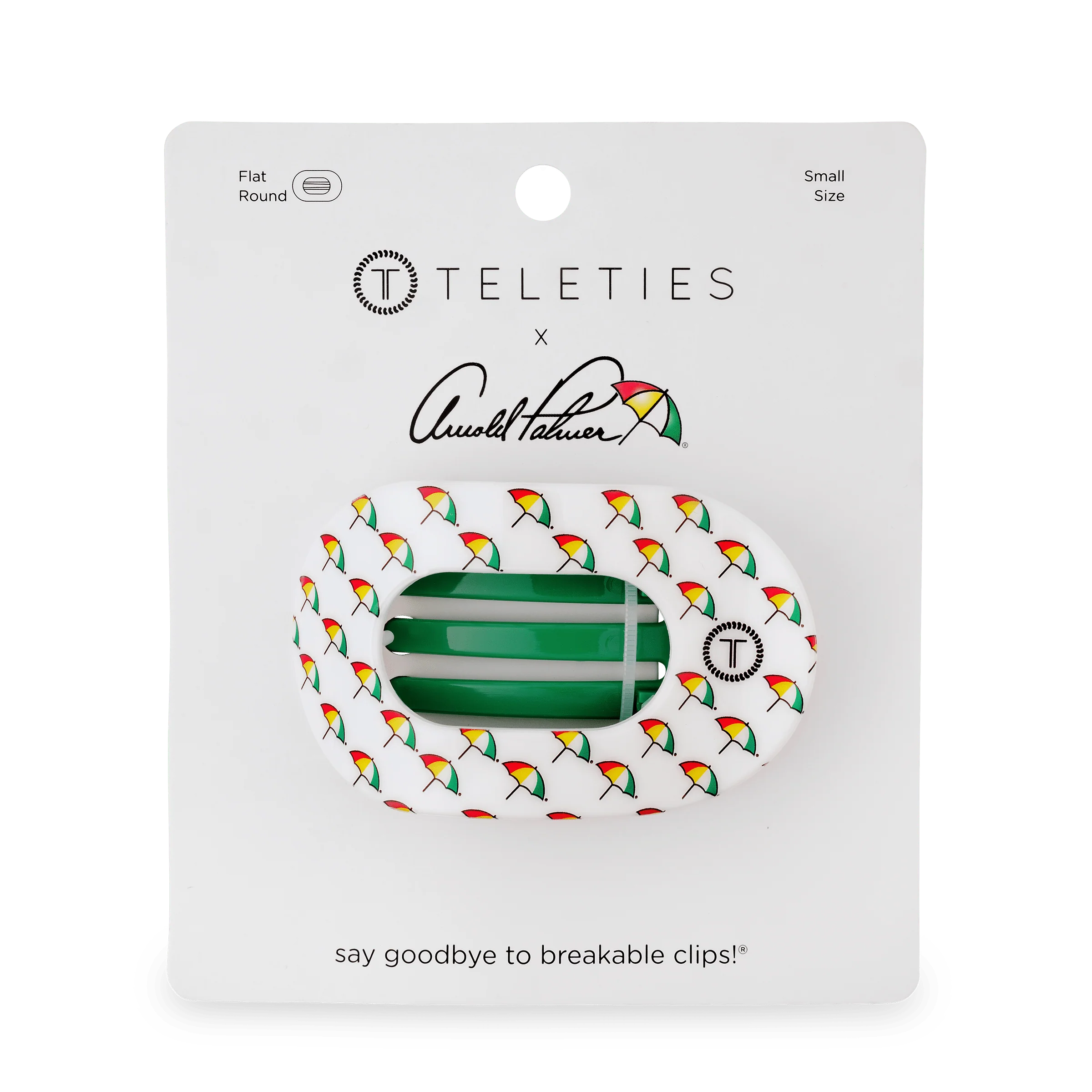 Arnold Palmer 2026 Small Flat Round Hair Clip - Image 2