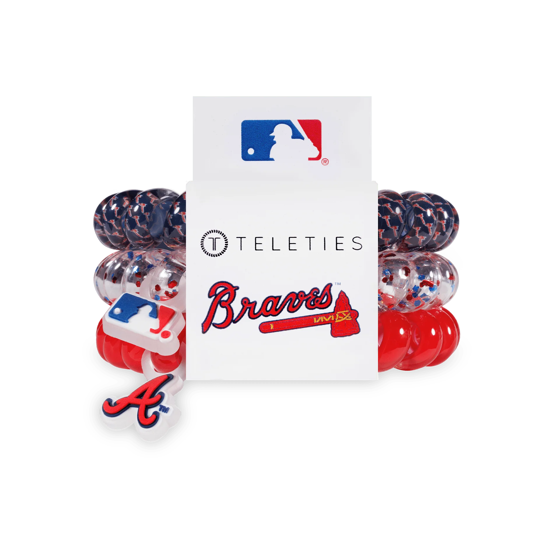 Atlanta Braves Large Hair Ties
