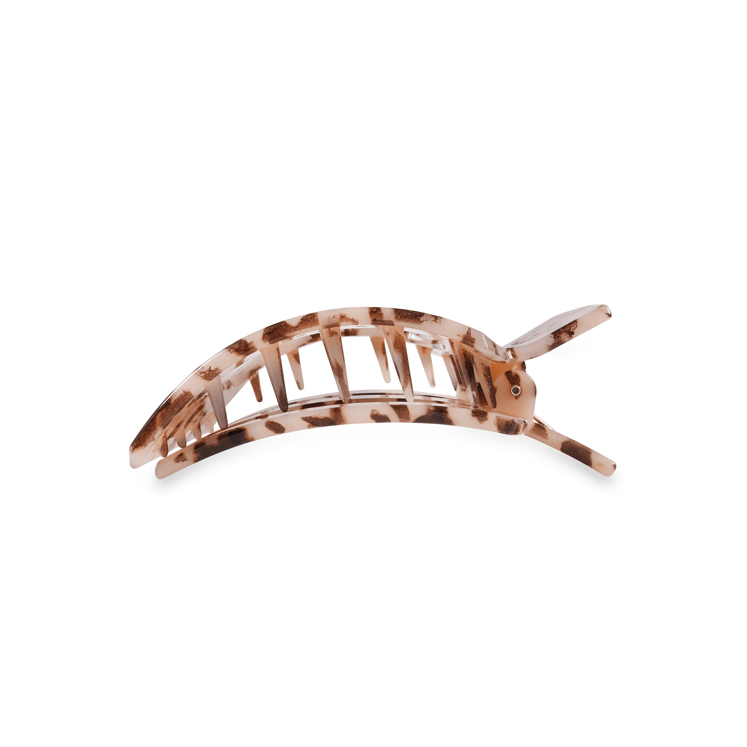 Blonde Tortoise Medium Flat Square Hair Clip - Image 3