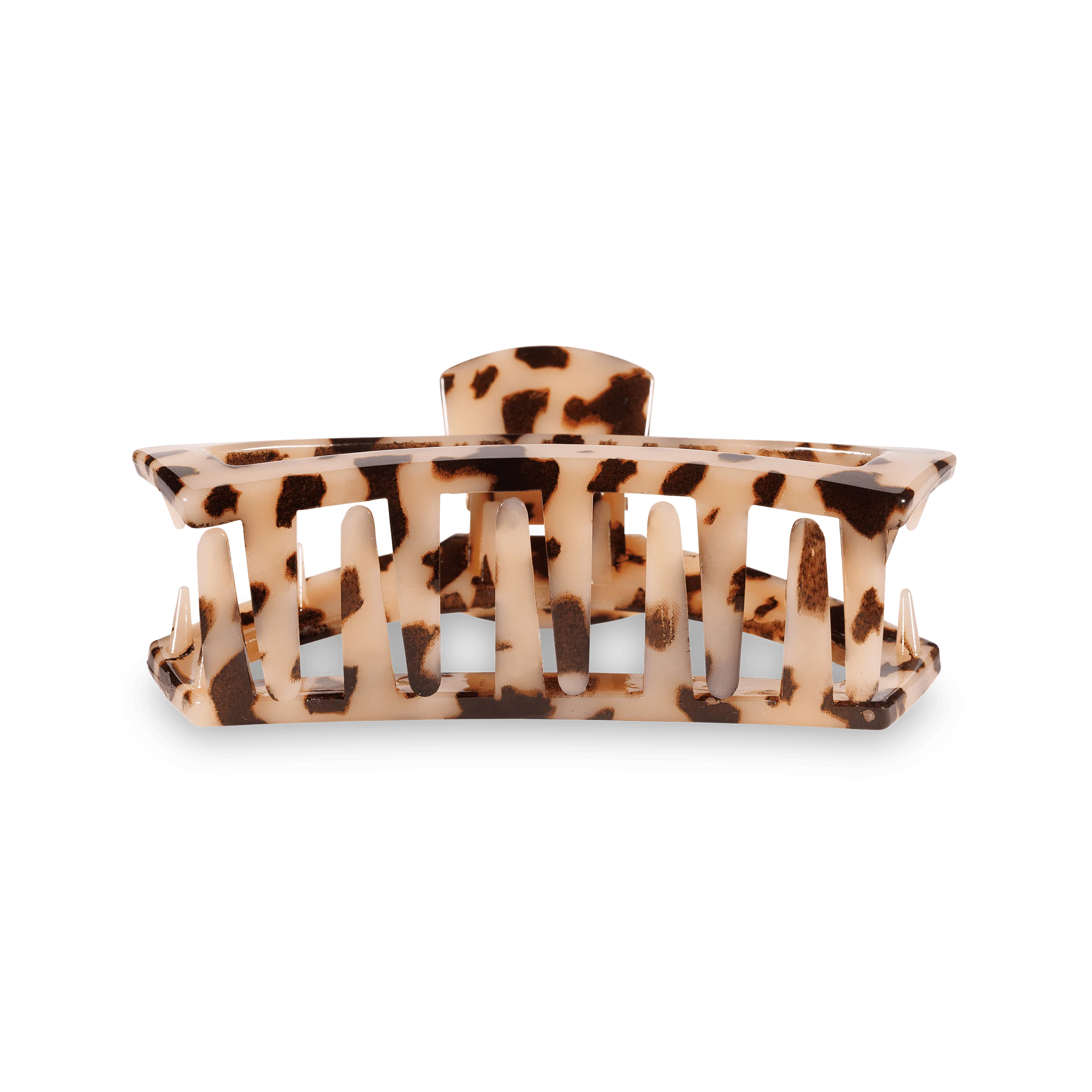Open Blonde Tortoise Medium Claw Hair Clip - Image 3