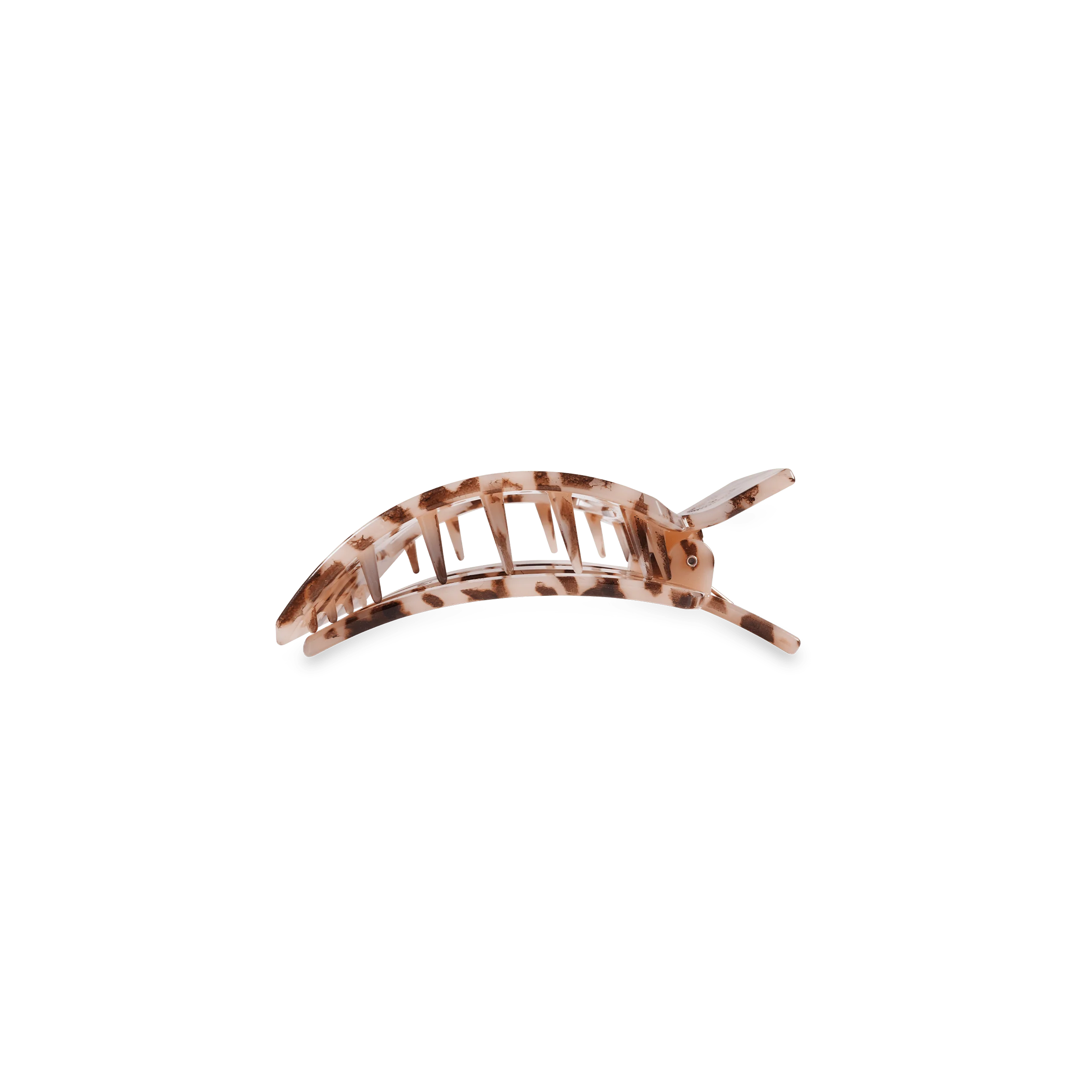 Blonde Tortoise Small Flat Square Hair Clip - Image 3