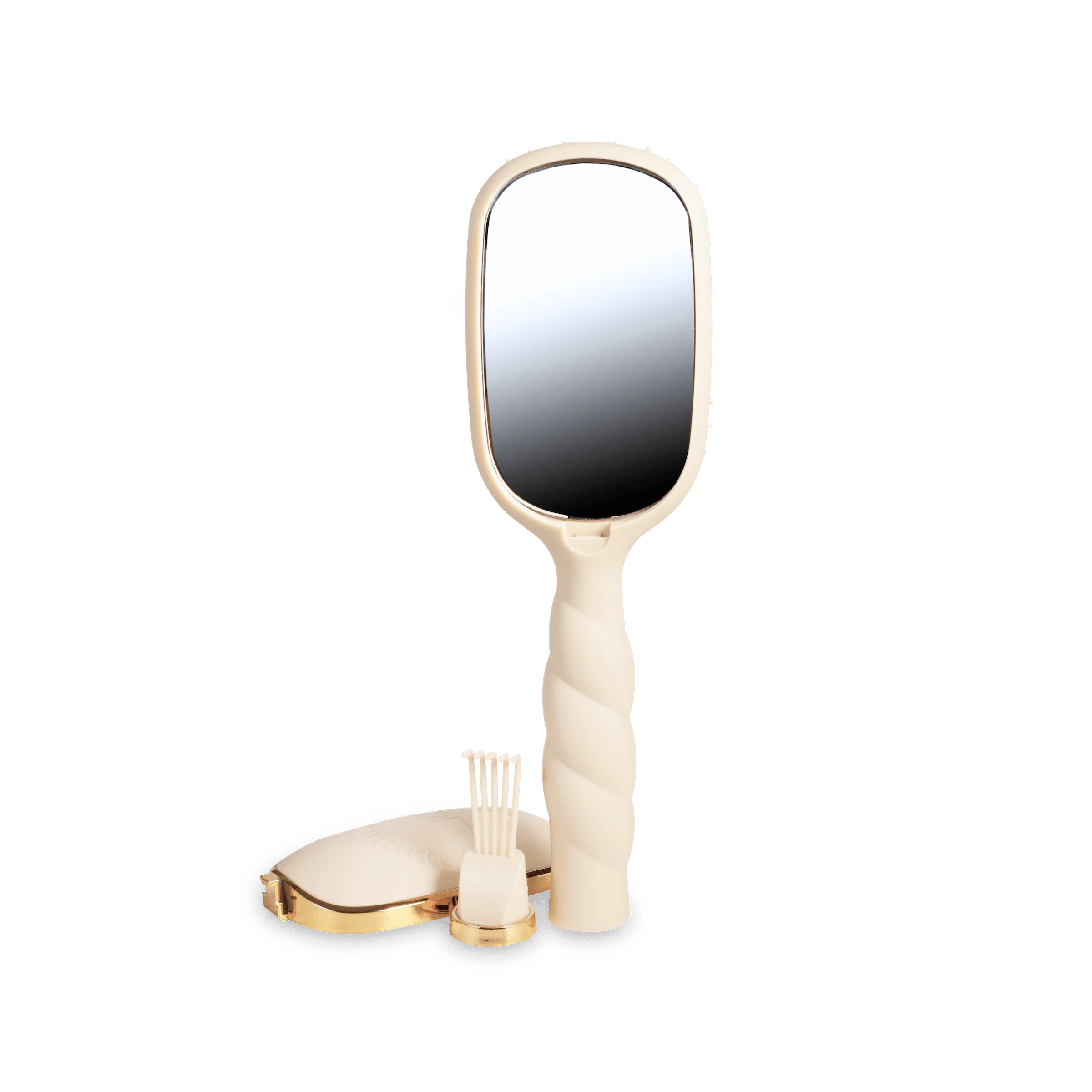 Boar Bristle Hair Brush - Tan - Image 6