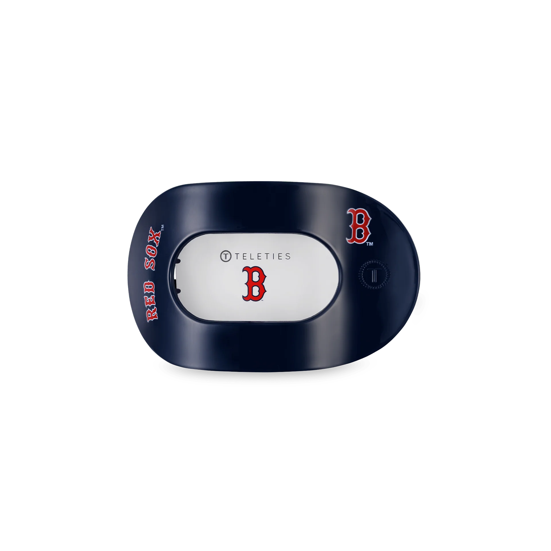 Boston Red Sox Small Flat Round Hair Clip - Image 2