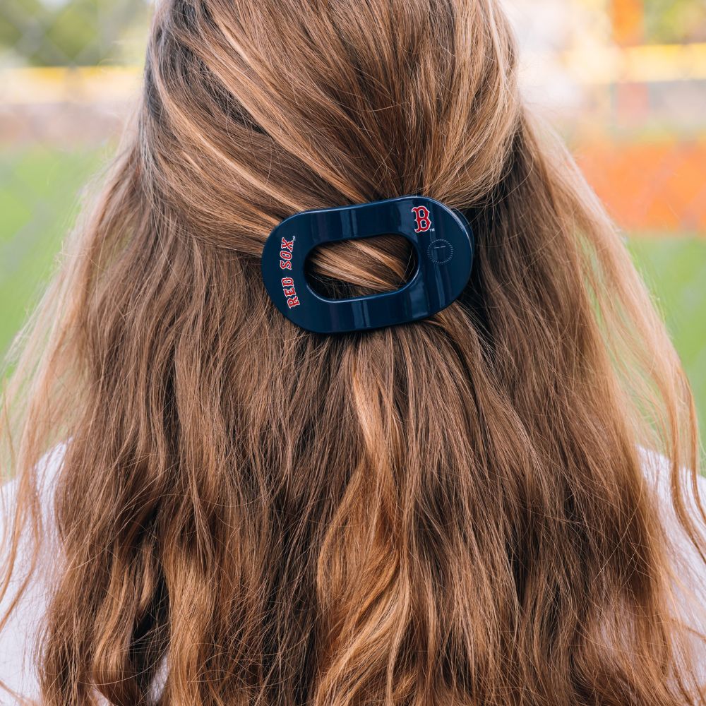 Boston Red Sox Small Flat Round Hair Clip - Image 4