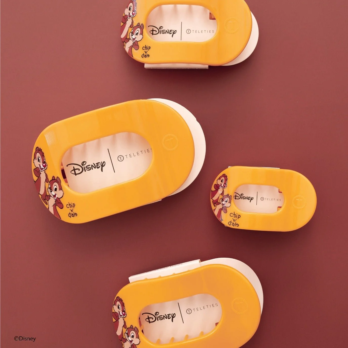 Chip 'N Dale Small Flat Round Hair Clip - Image 5
