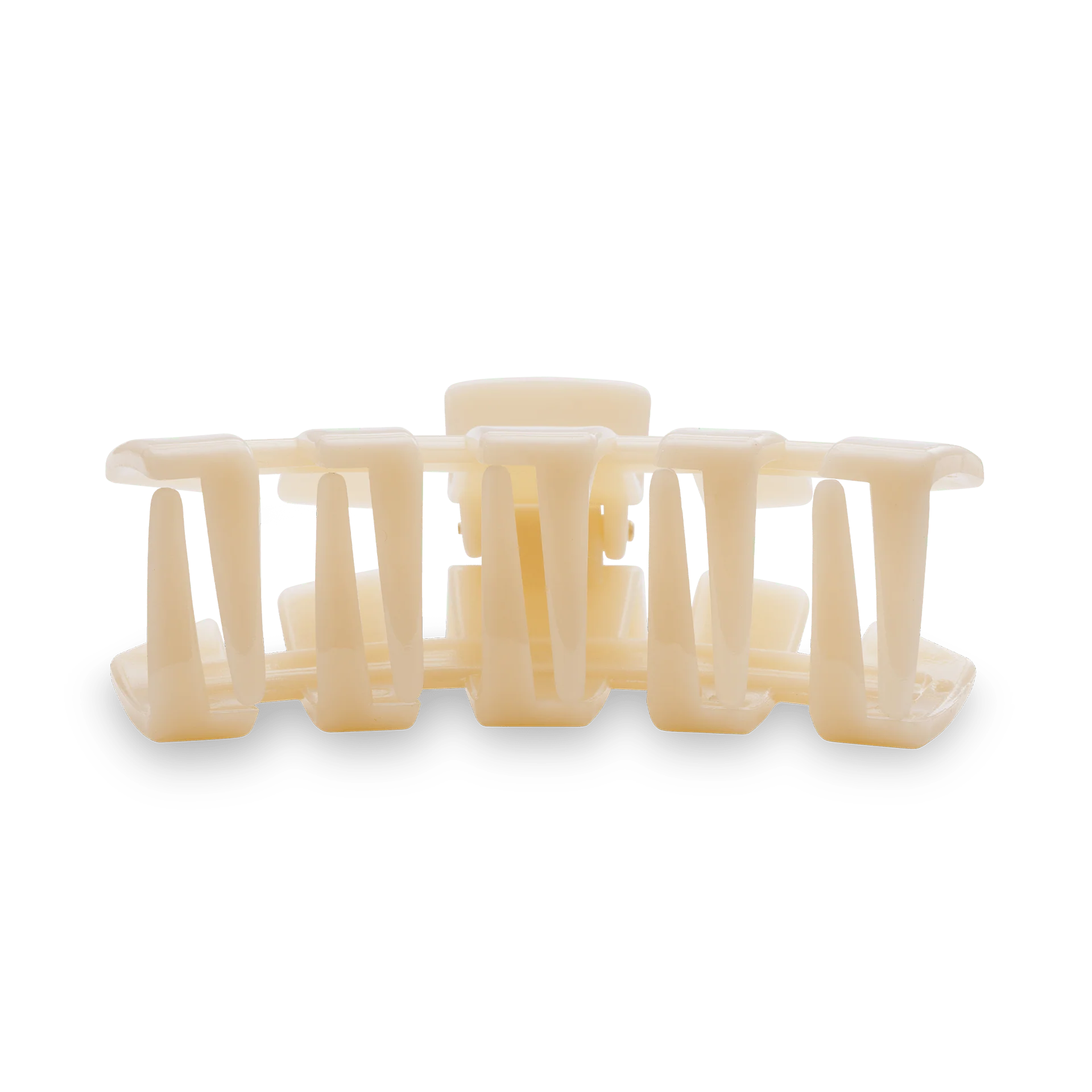 Classic Almond Beige Small Claw Clip - Image 3