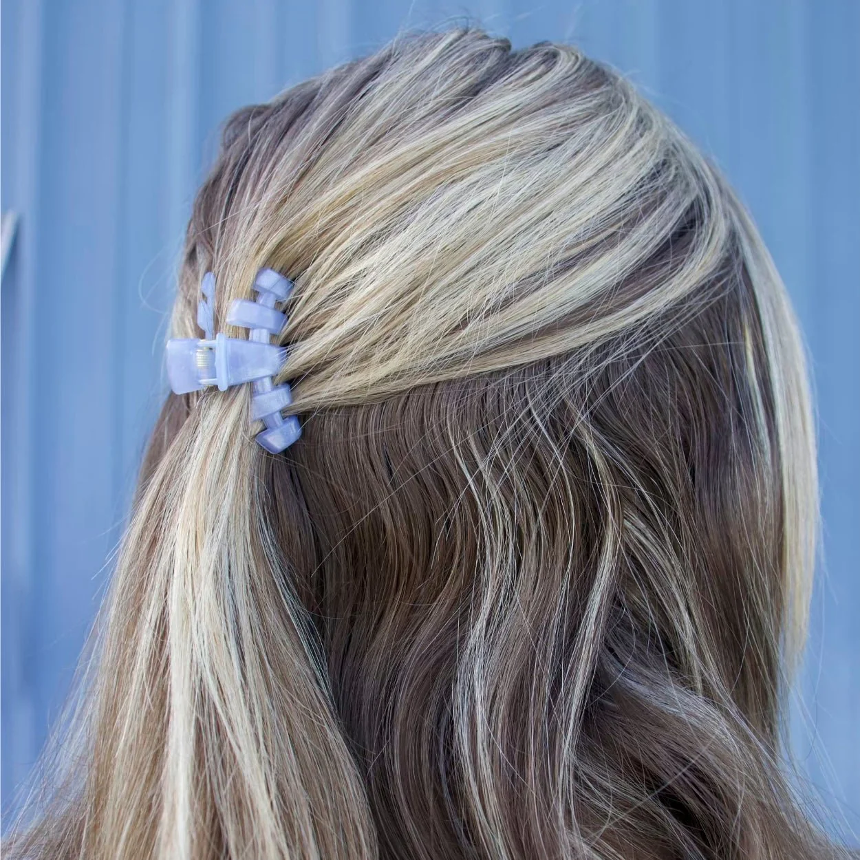 Classic Blue Lagoon Tiny Claw Clip - Image 3