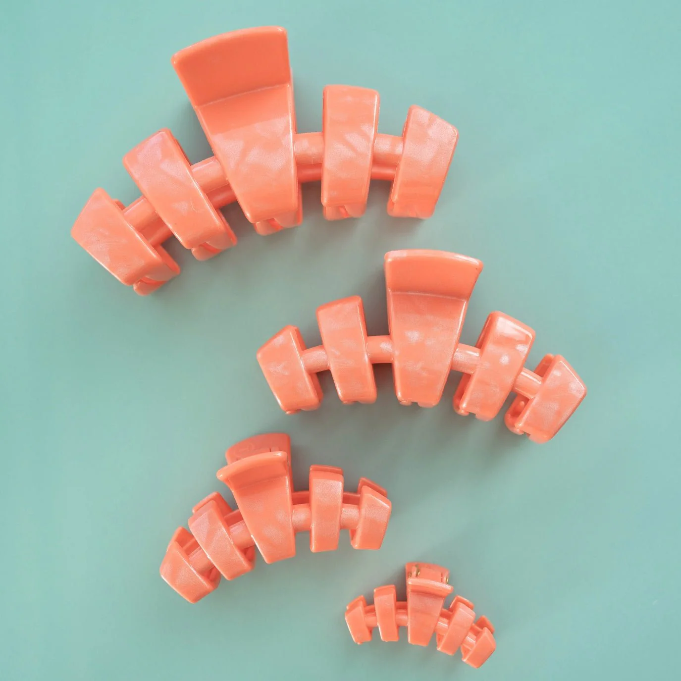 Classic Dreamsicle Small Claw Clip - Image 4