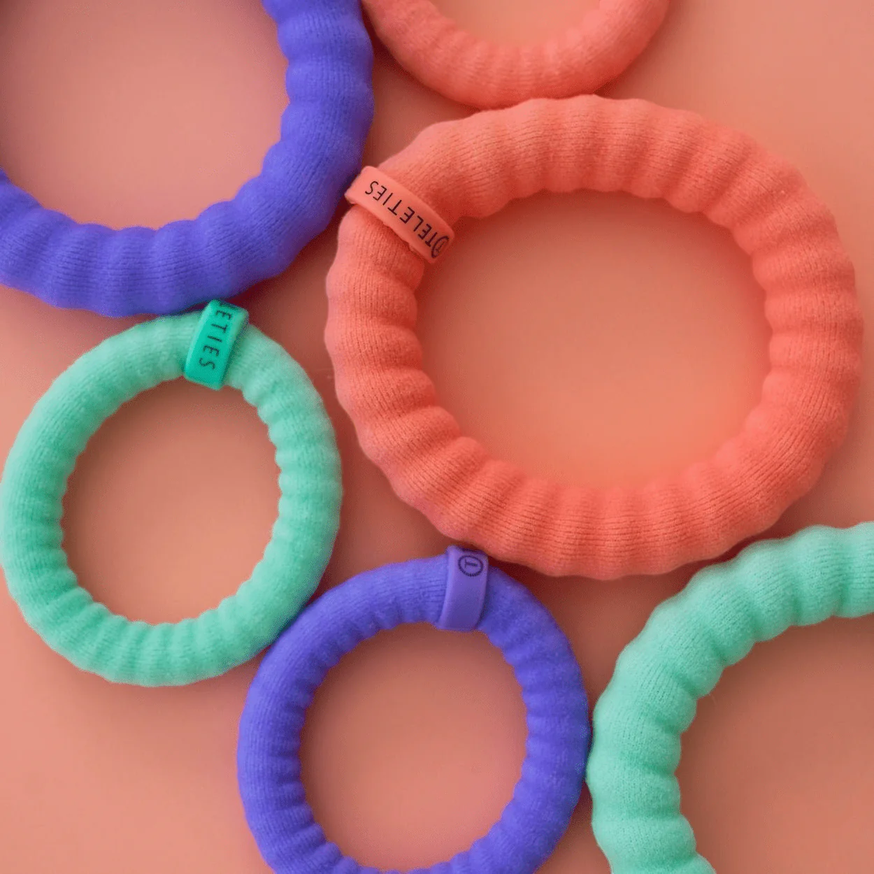 Color Rush Small Nylon Hair Ties - Image 4