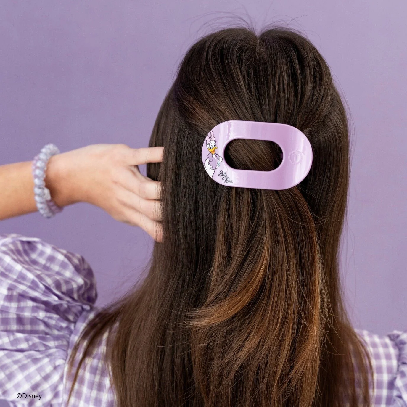Daisy Duck Small Flat Round Hair Clip - Image 4
