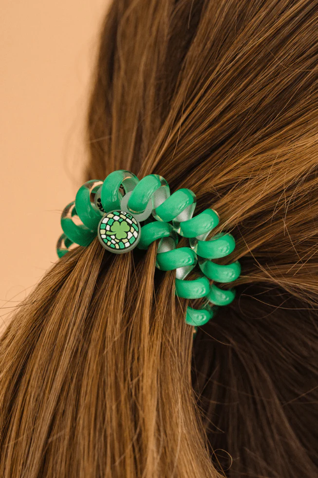 Dancing Green Mixed Hair Ties - Image 4