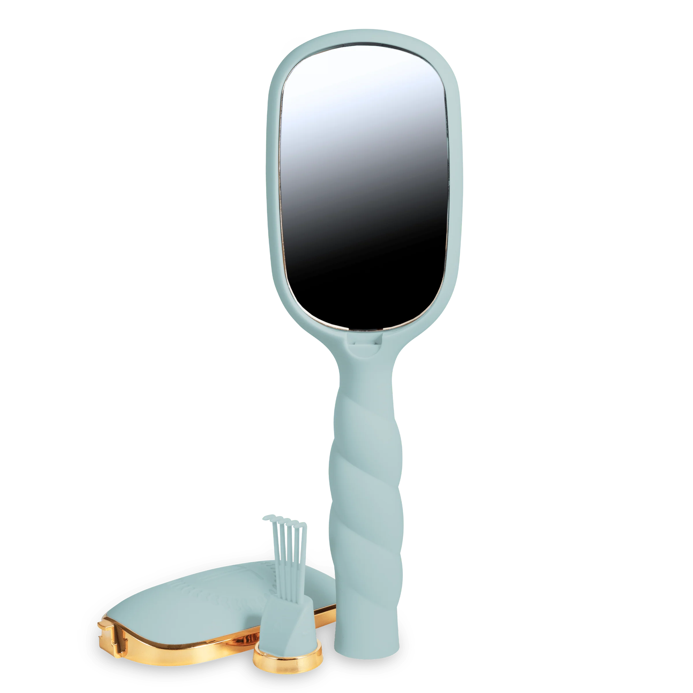 Detangler Hair Brush for Fine Hair – Blue - Image 6