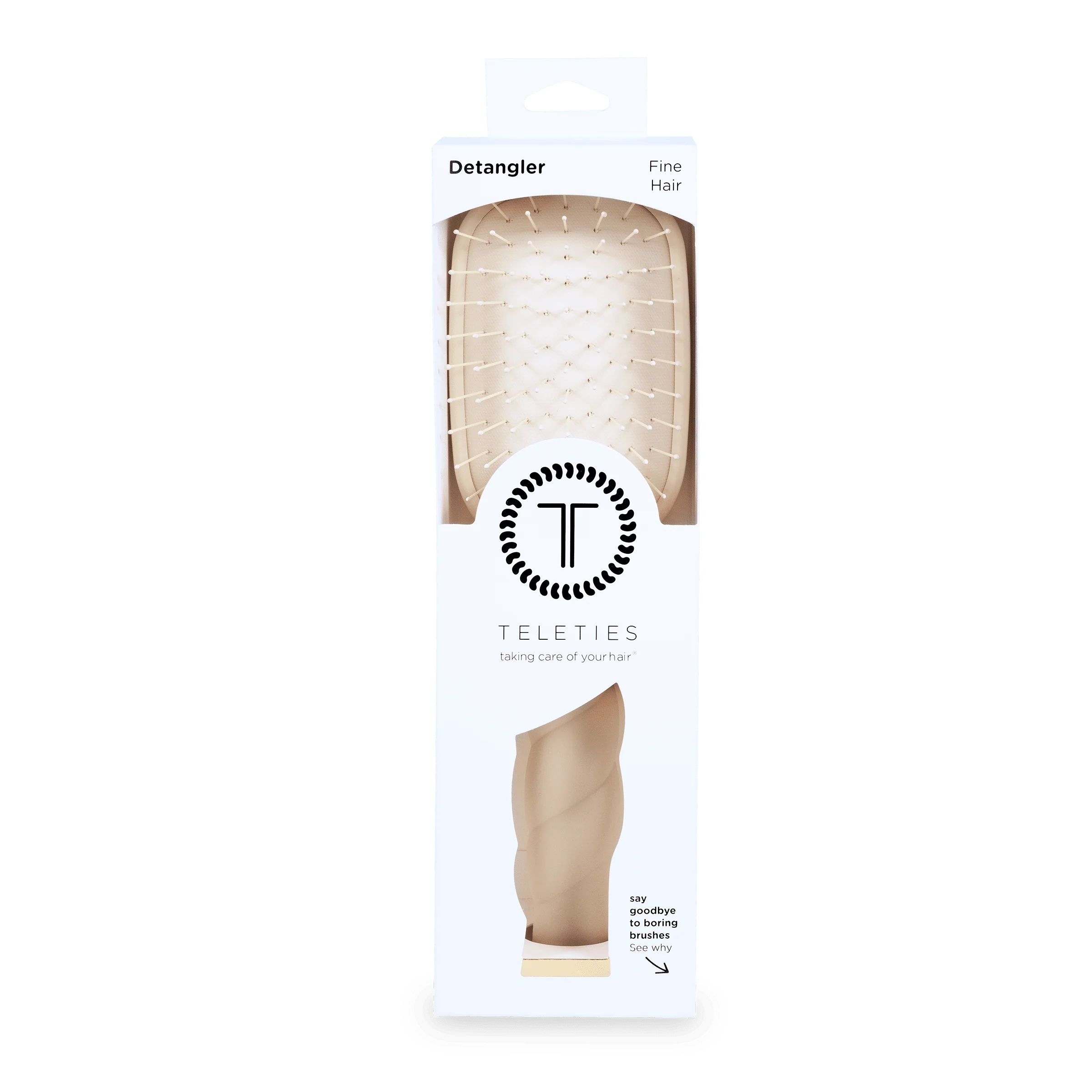Detangler Hair Brush for Fine Hair – Tan - Image 11