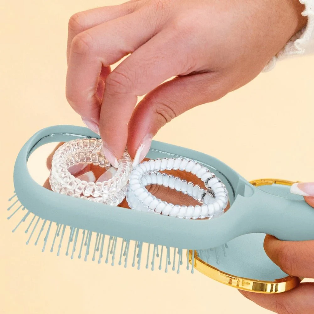 Detangler Hair Brush for Medium Hair – Blue - Image 2