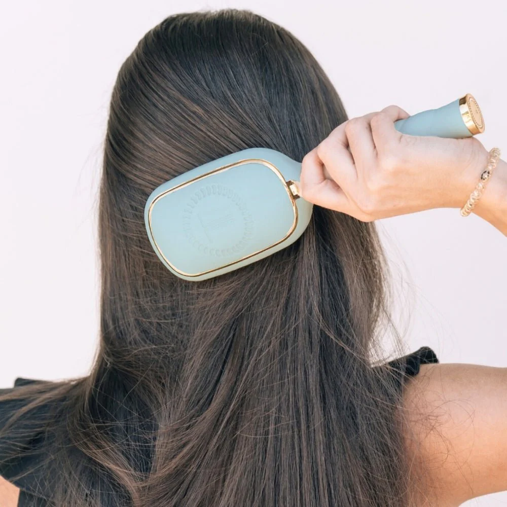 Detangler Hair Brush for Thick Hair – Blue - Image 4