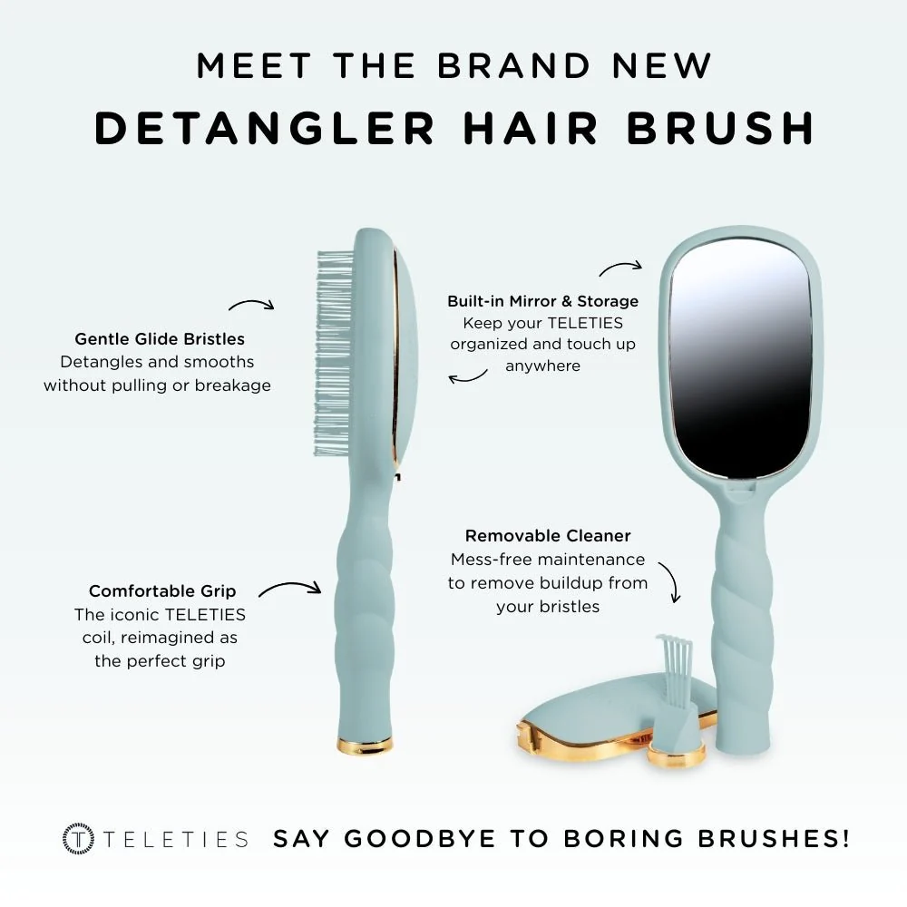 Detangler Hair Brush for Thick Hair – Blue - Image 5