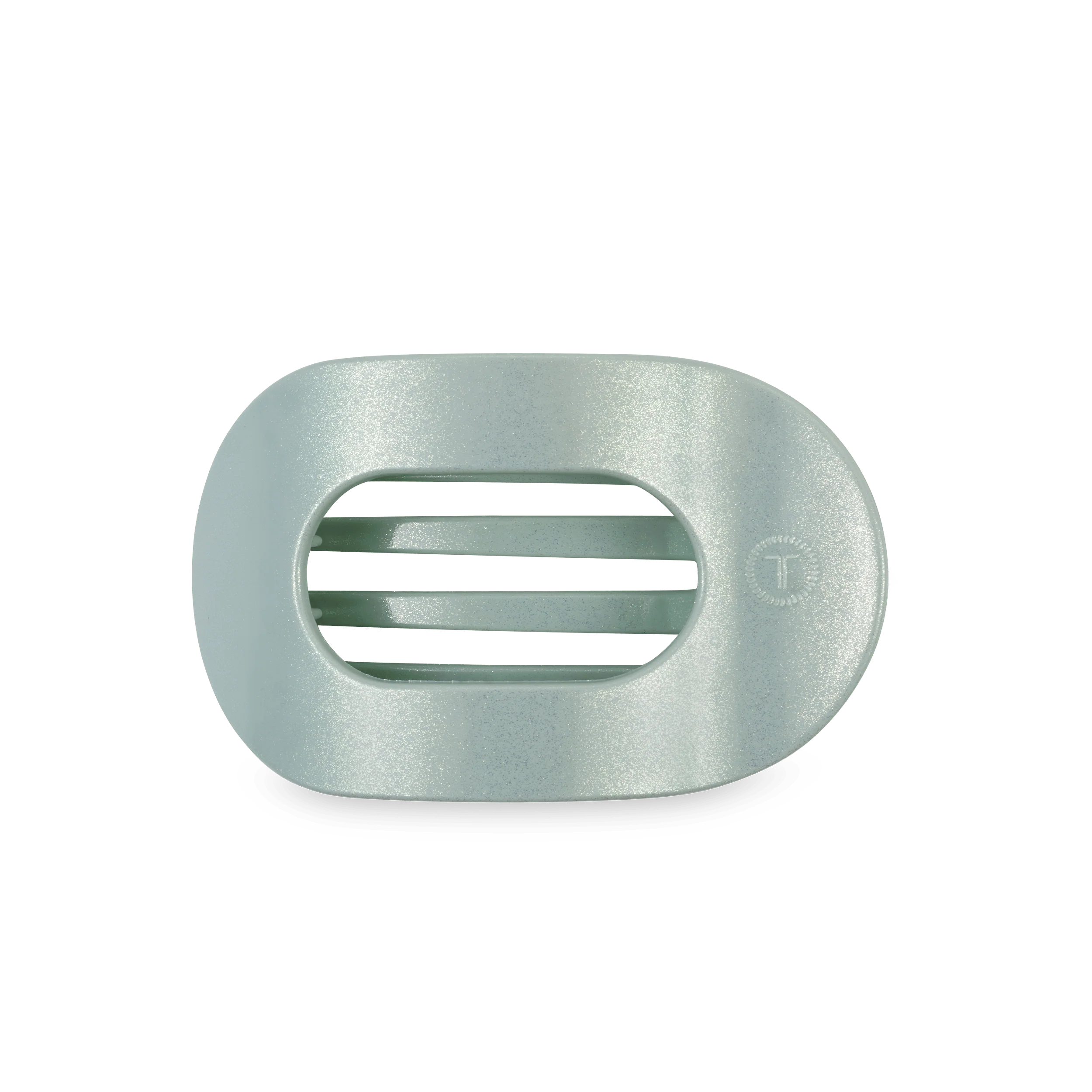Dew Drop Medium Flat Round Hair Clip