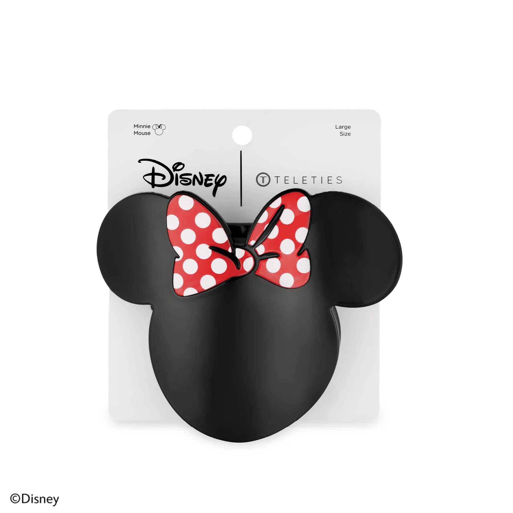 Disney: Minnie Mouse Shaped Large Flat Hair Clip - Image 4