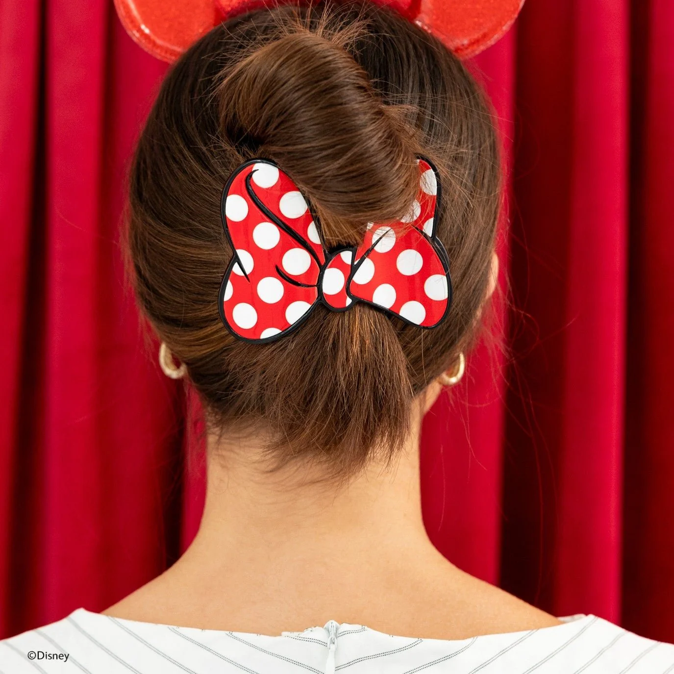 Disney: Minnie's Bow Large Flat Hair Clip - Image 3