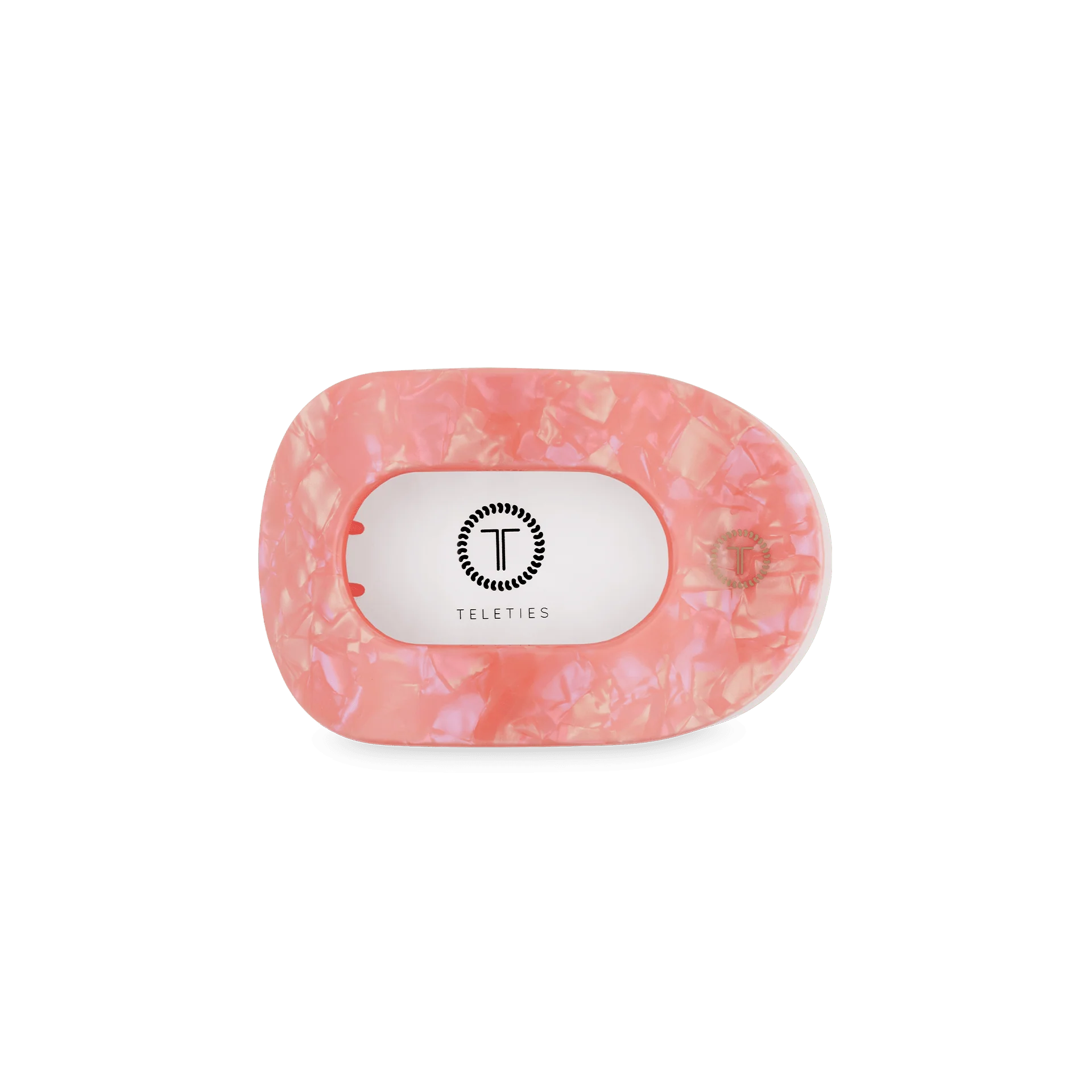 Dreamsicle Small Flat Round Hair Clip - Image 2