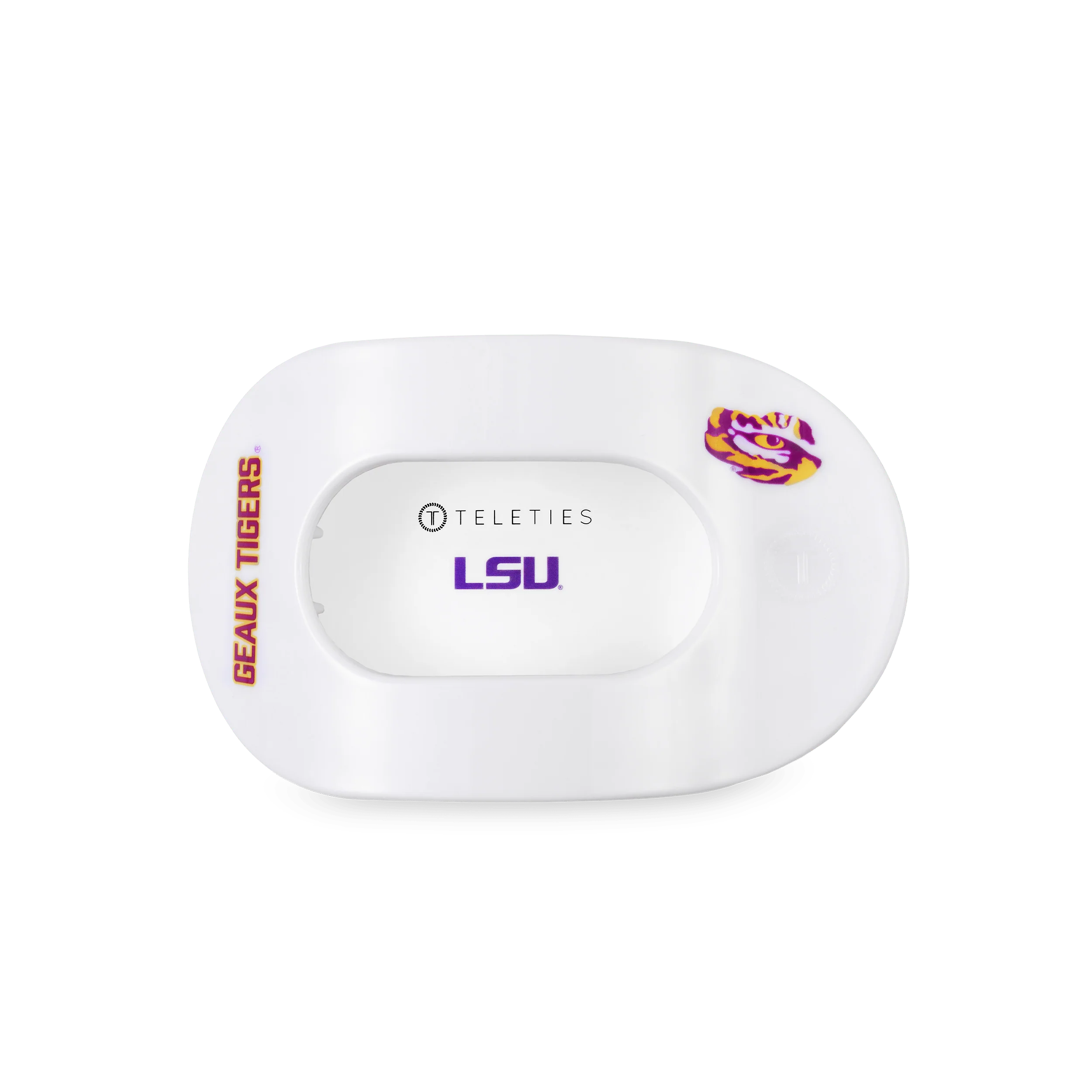 Geaux Tigers! Large Flat Round Hair Clip - Image 2