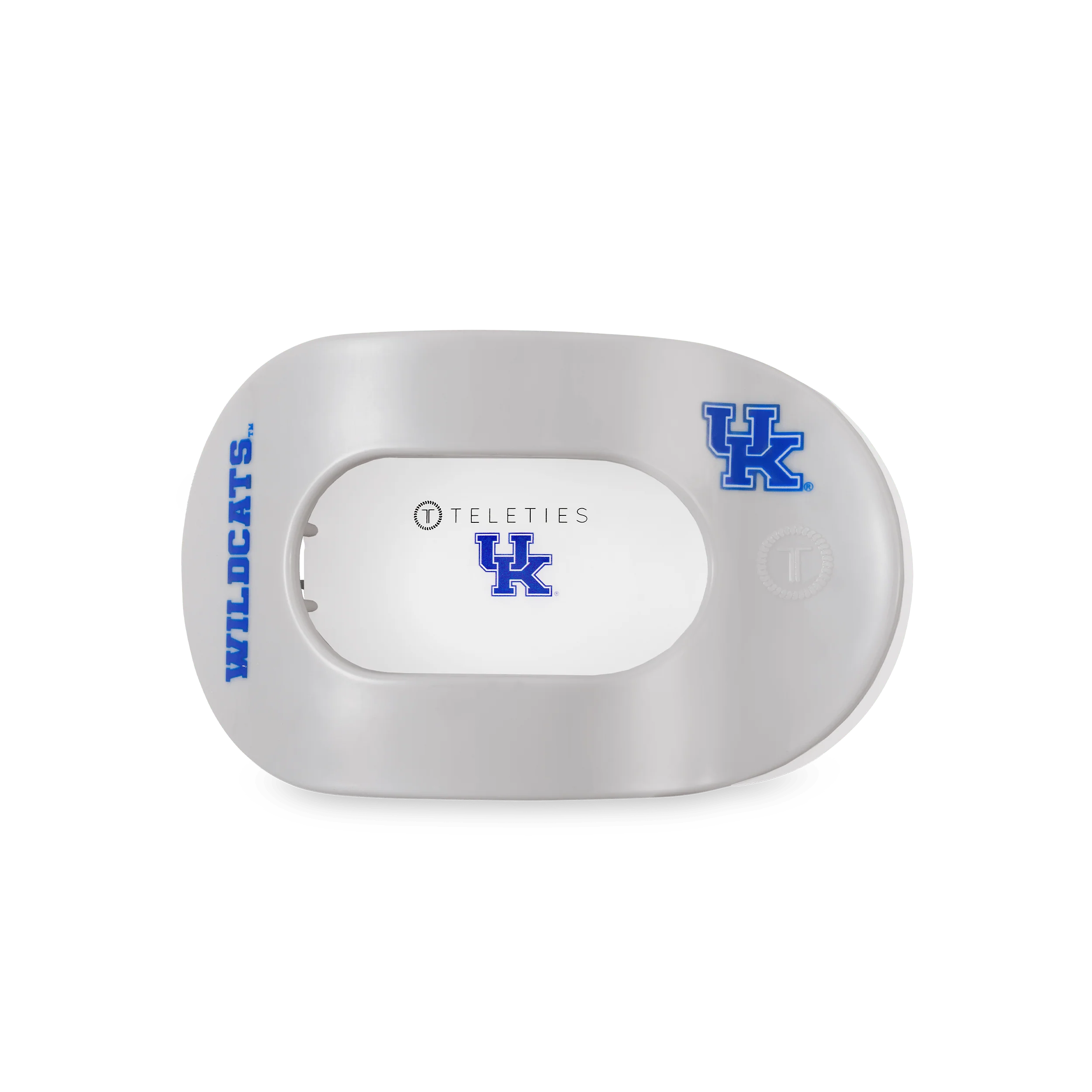 Go Big Blue! Medium Flat Round Hair Clip - Image 2
