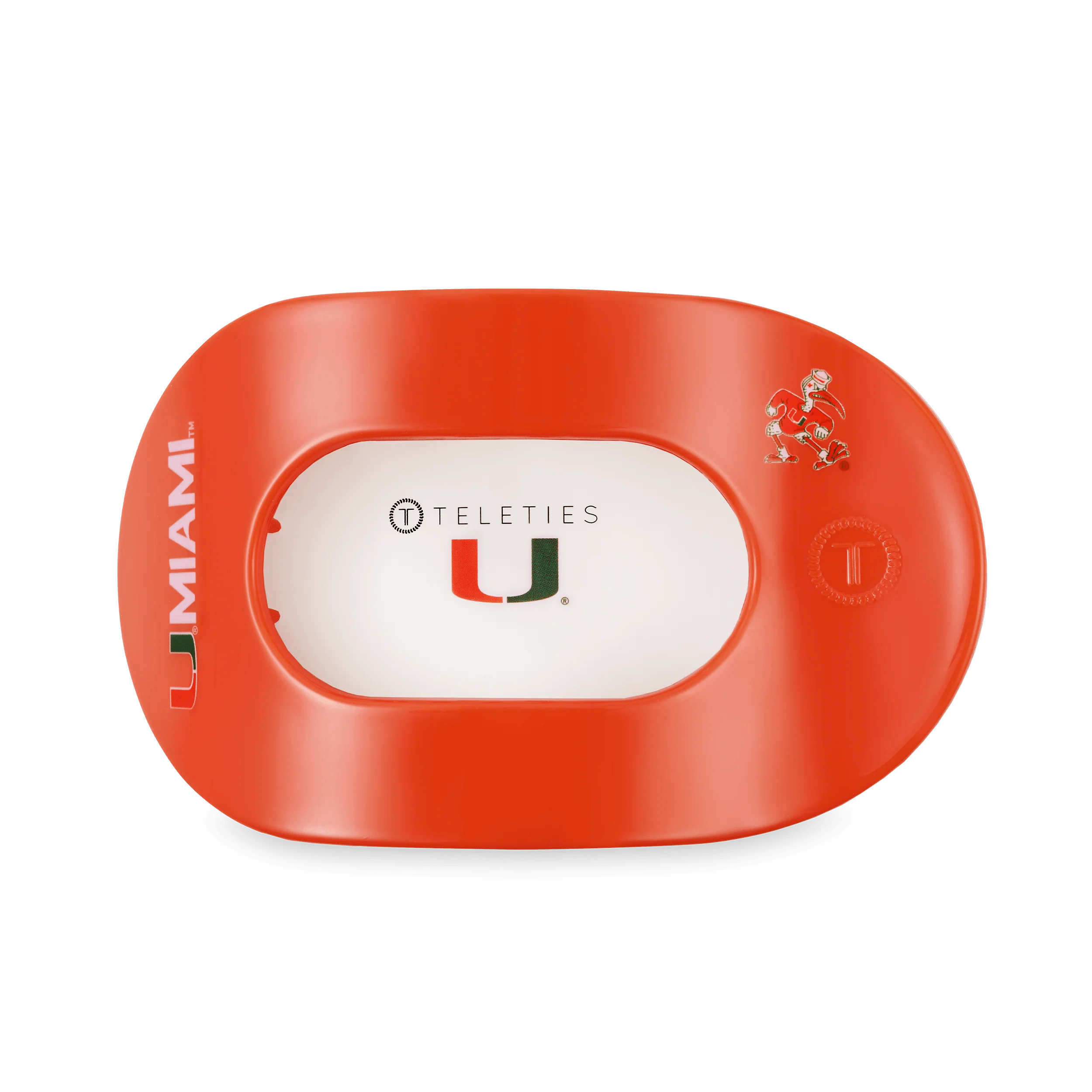 Go Canes! Large Flat Round Hair Clip - Image 2
