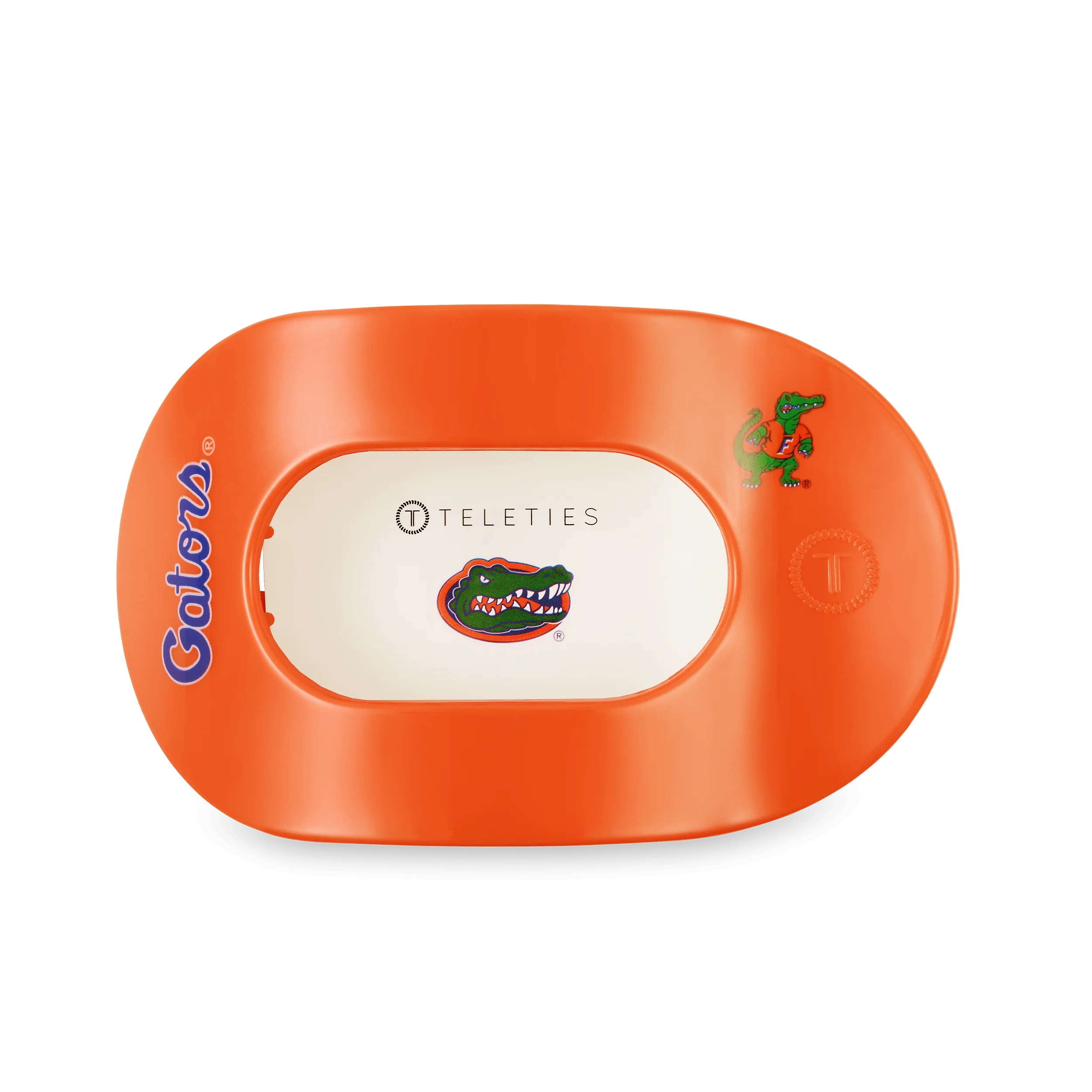 Go Gators! Large Flat Round Hair Clip - Image 2