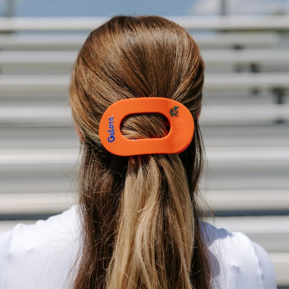 Go Gators! Large Flat Round Hair Clip - Image 4