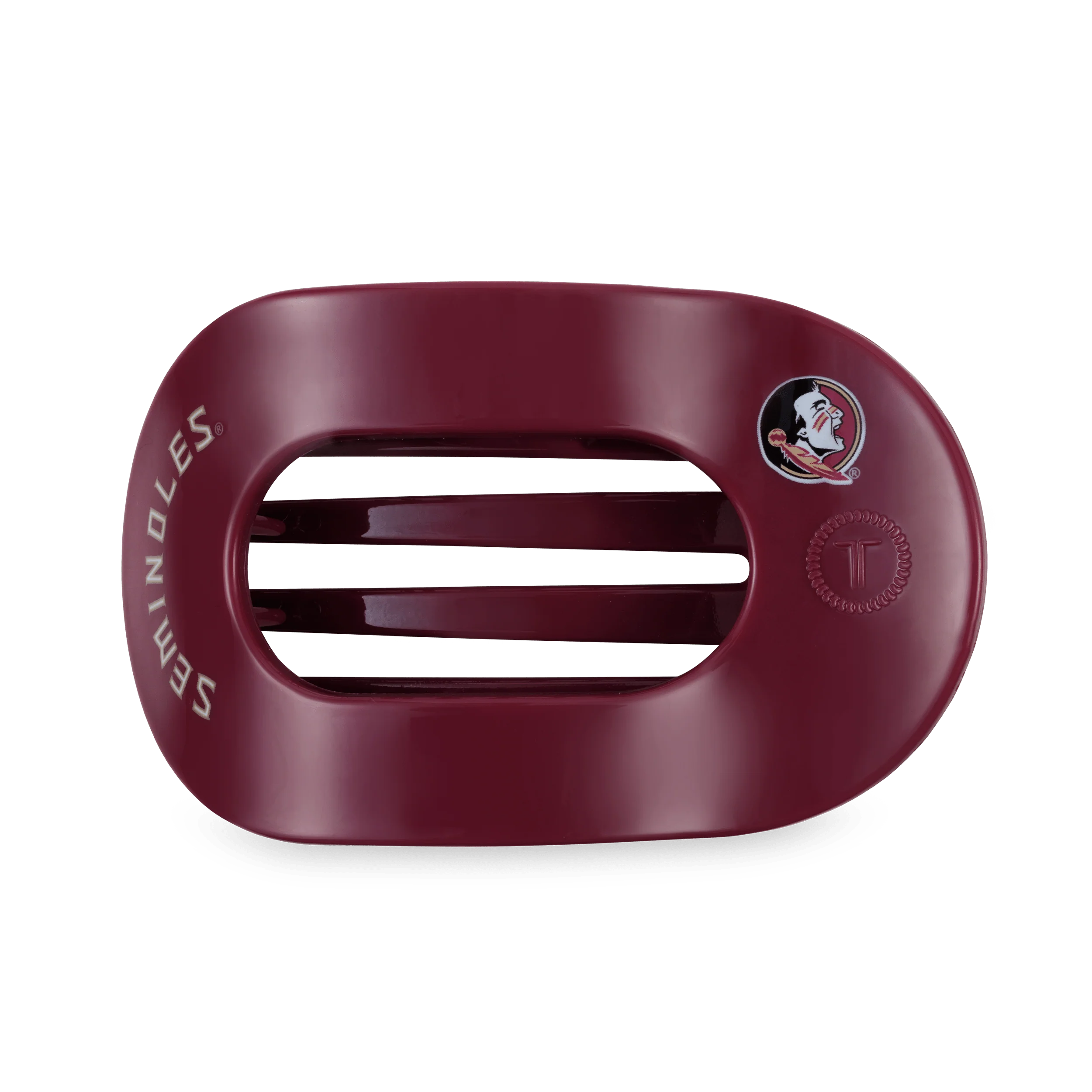 Go Noles! Large Flat Round Hair Clip