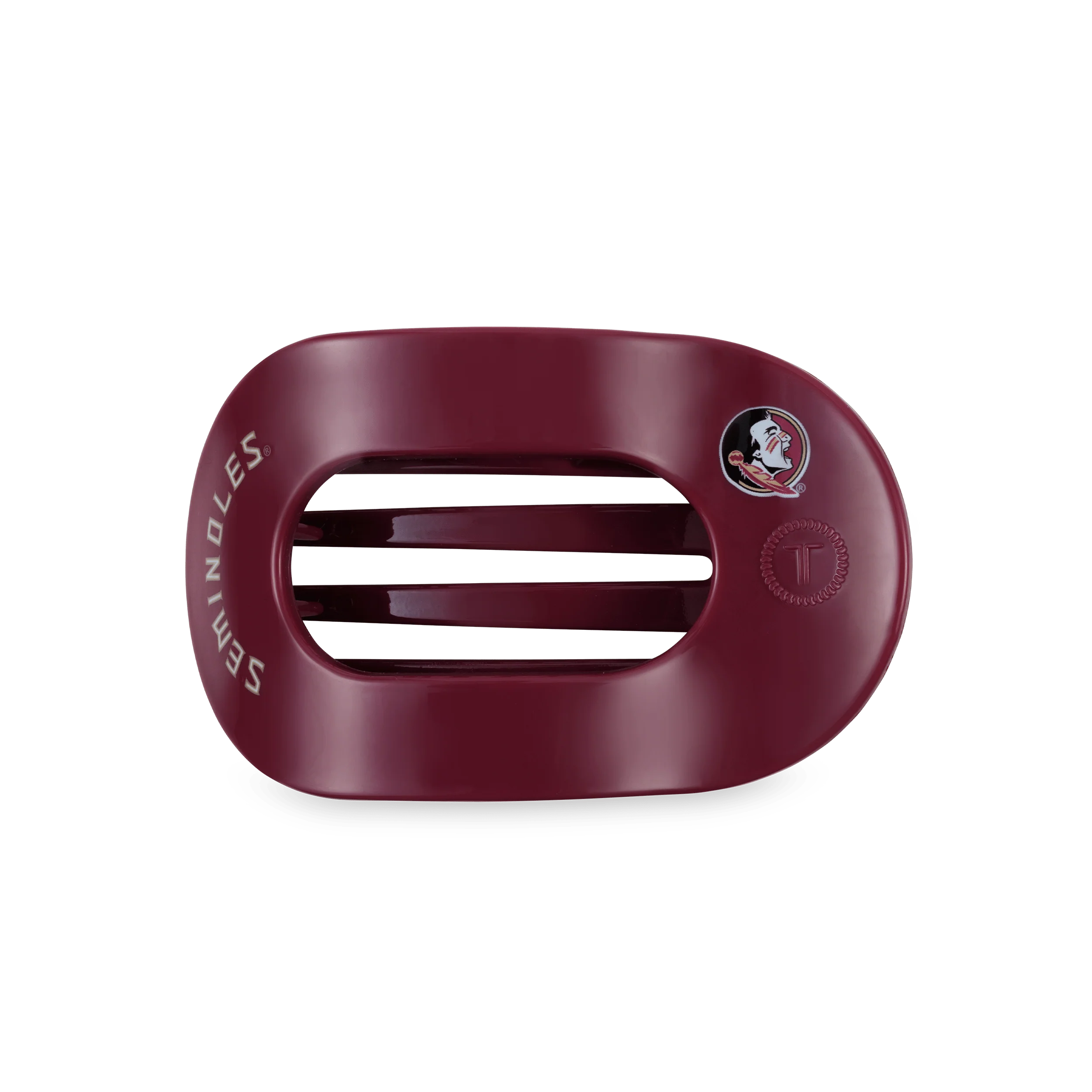Go Noles! Medium Flat Round Hair Clip