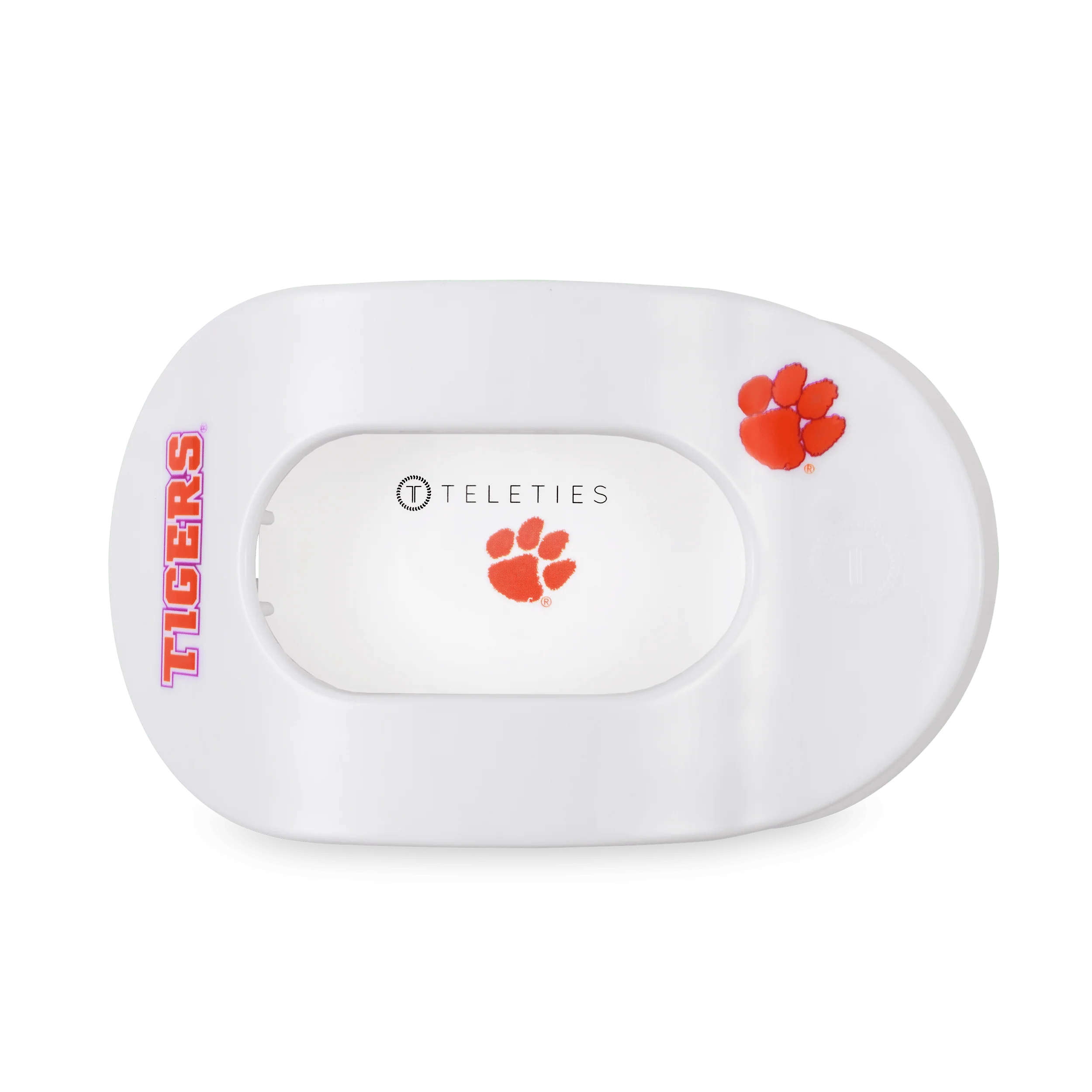 Go Tigers! Large Flat Round Hair Clip - Image 2