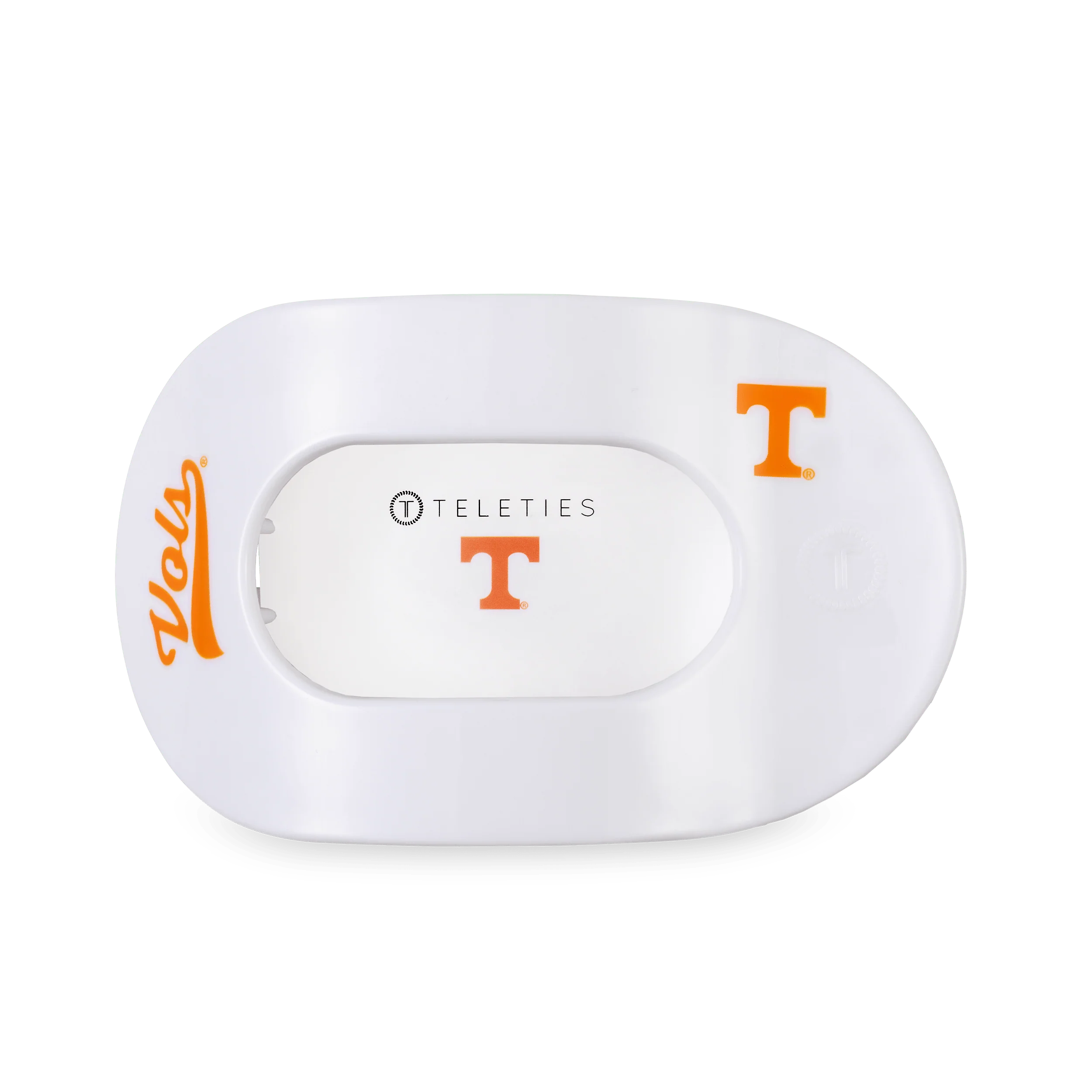 Go Vols! Large Flat Round Hair Clip - Image 2
