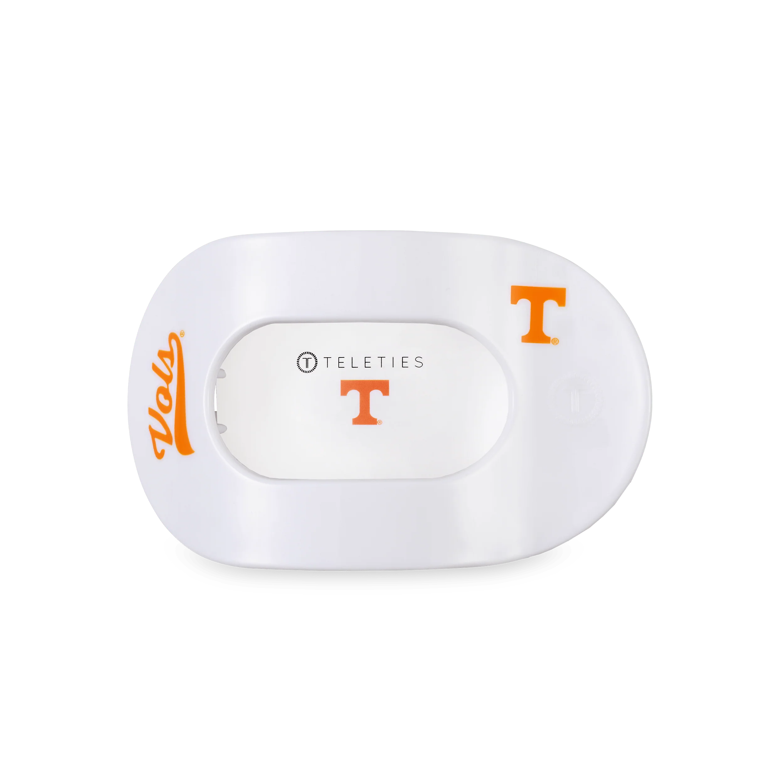 Go Vols! Medium Flat Round Hair Clip - Image 2