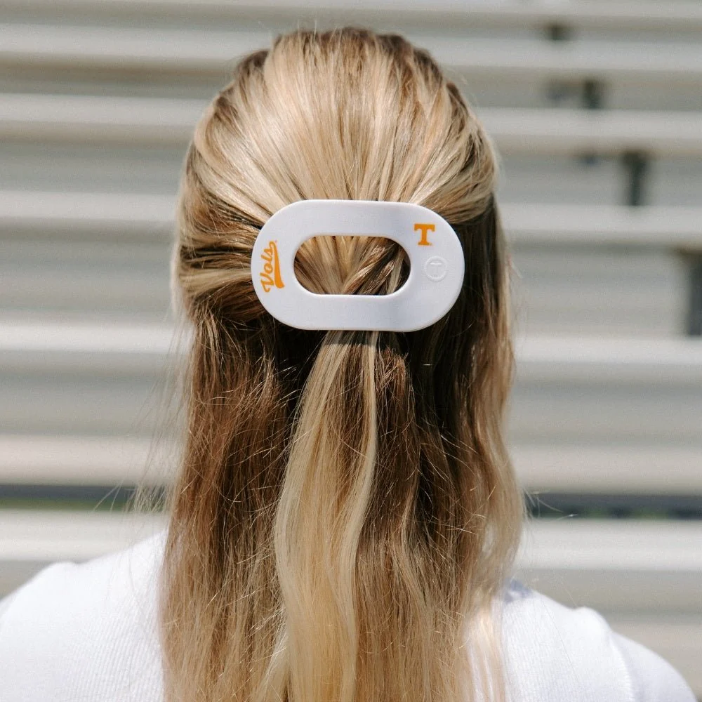 Go Vols! Medium Flat Round Hair Clip - Image 4