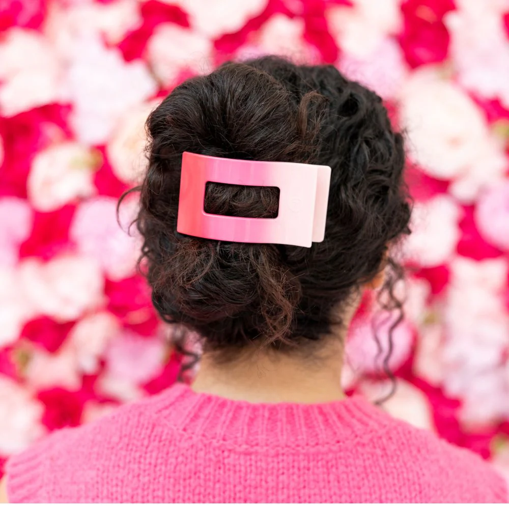Kiss & Tell Medium Flat Rectangle Hair Clip - Image 4