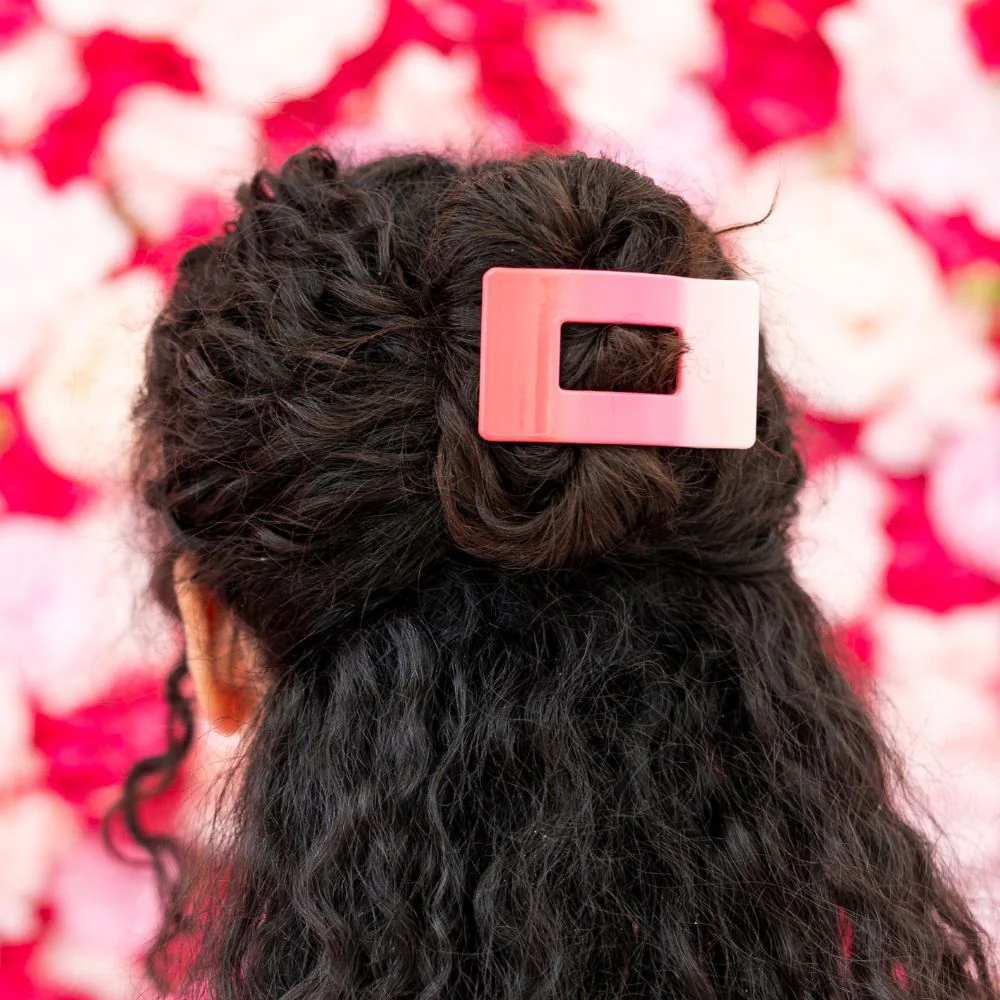 Kiss & Tell Small Flat Rectangle Hair Clip - Image 4