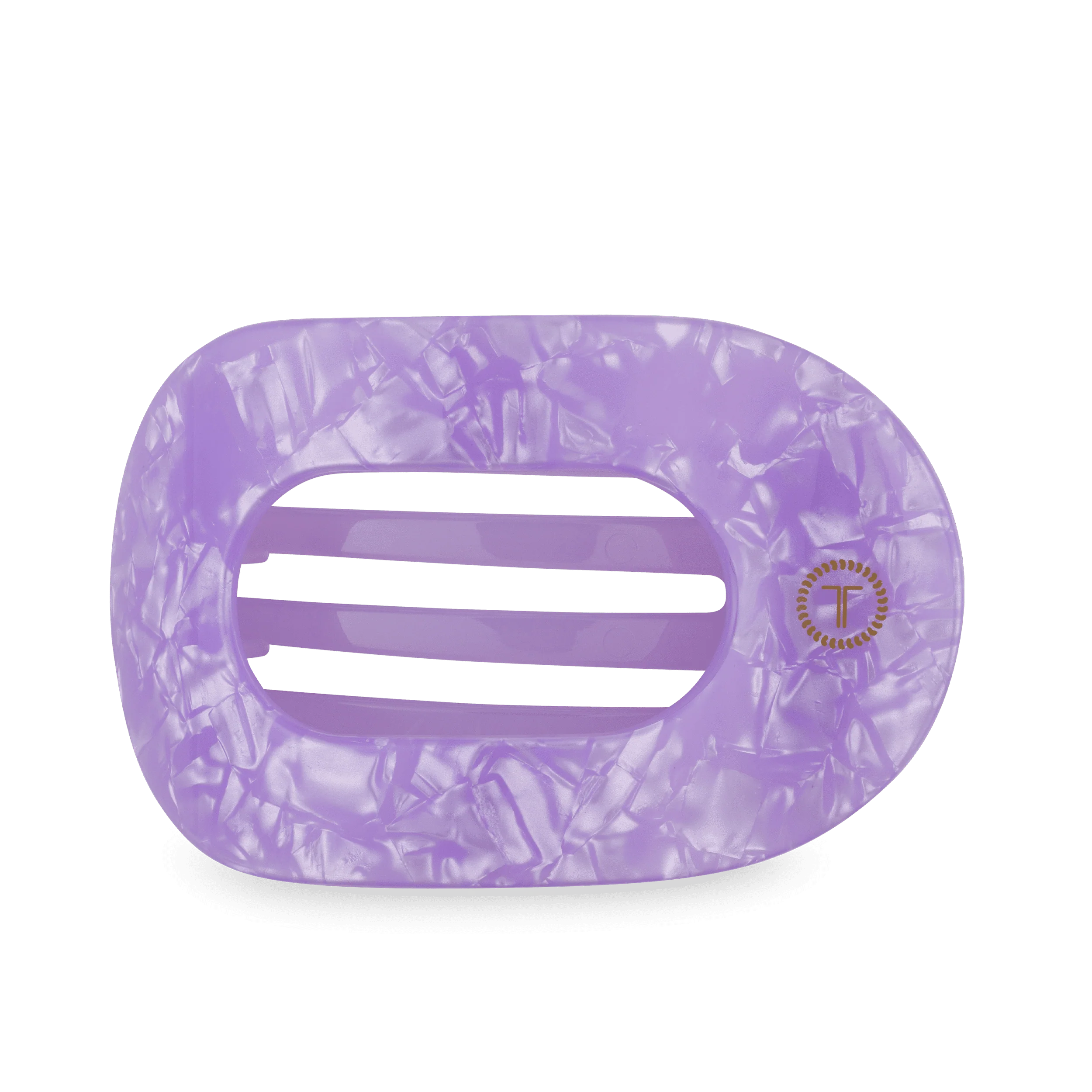 Lavender Mist Large Flat Round Hair Clip