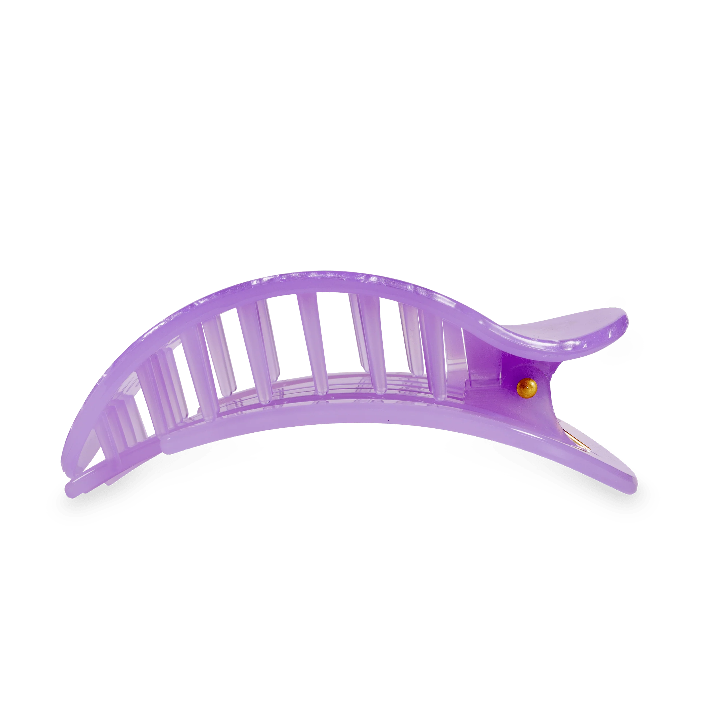 Lavender Mist Large Flat Round Hair Clip - Image 3