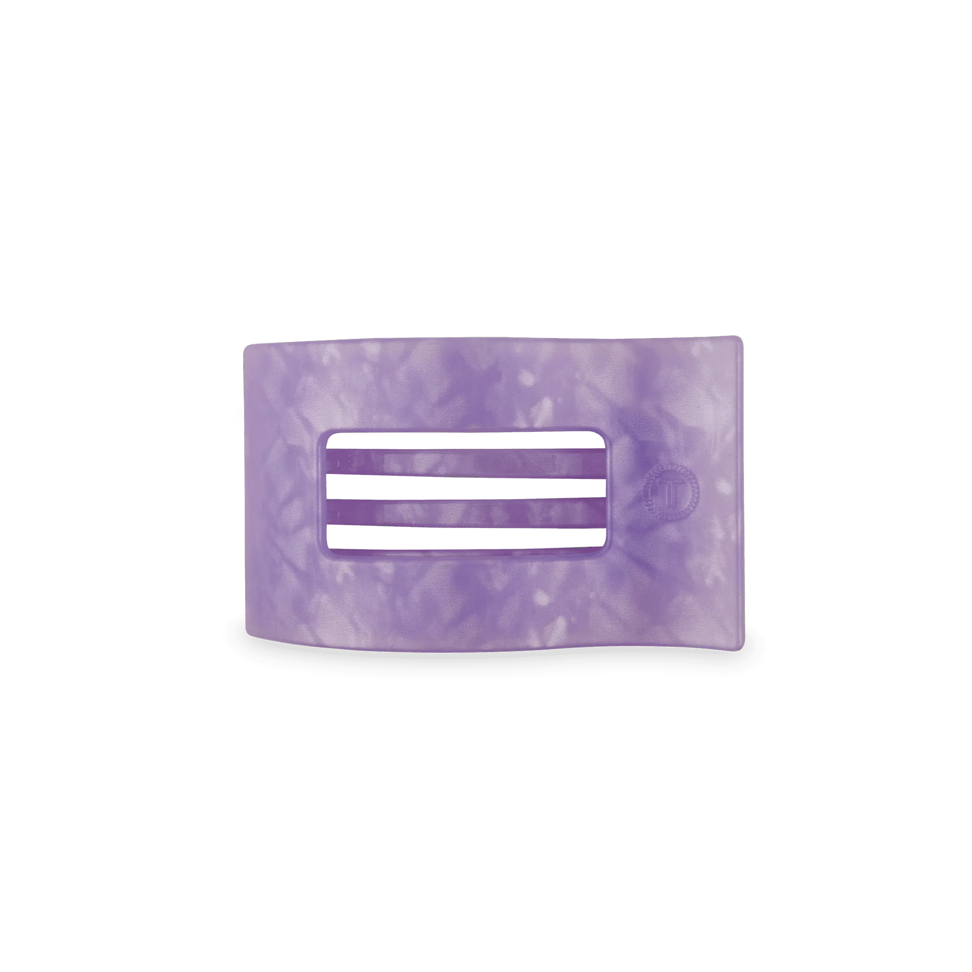 Lavender Mist Small Flat Rectangle Hair Clip