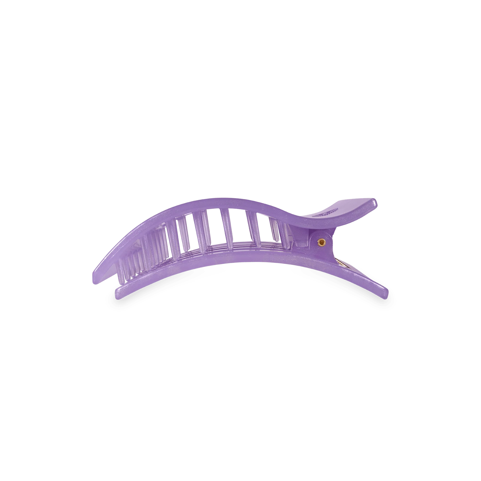Lavender Mist Small Flat Rectangle Hair Clip - Image 2