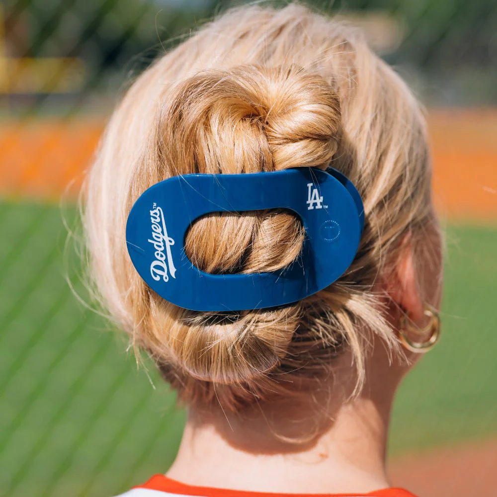 Los Angeles Dodgers Large Flat Round Hair Clip - Image 4