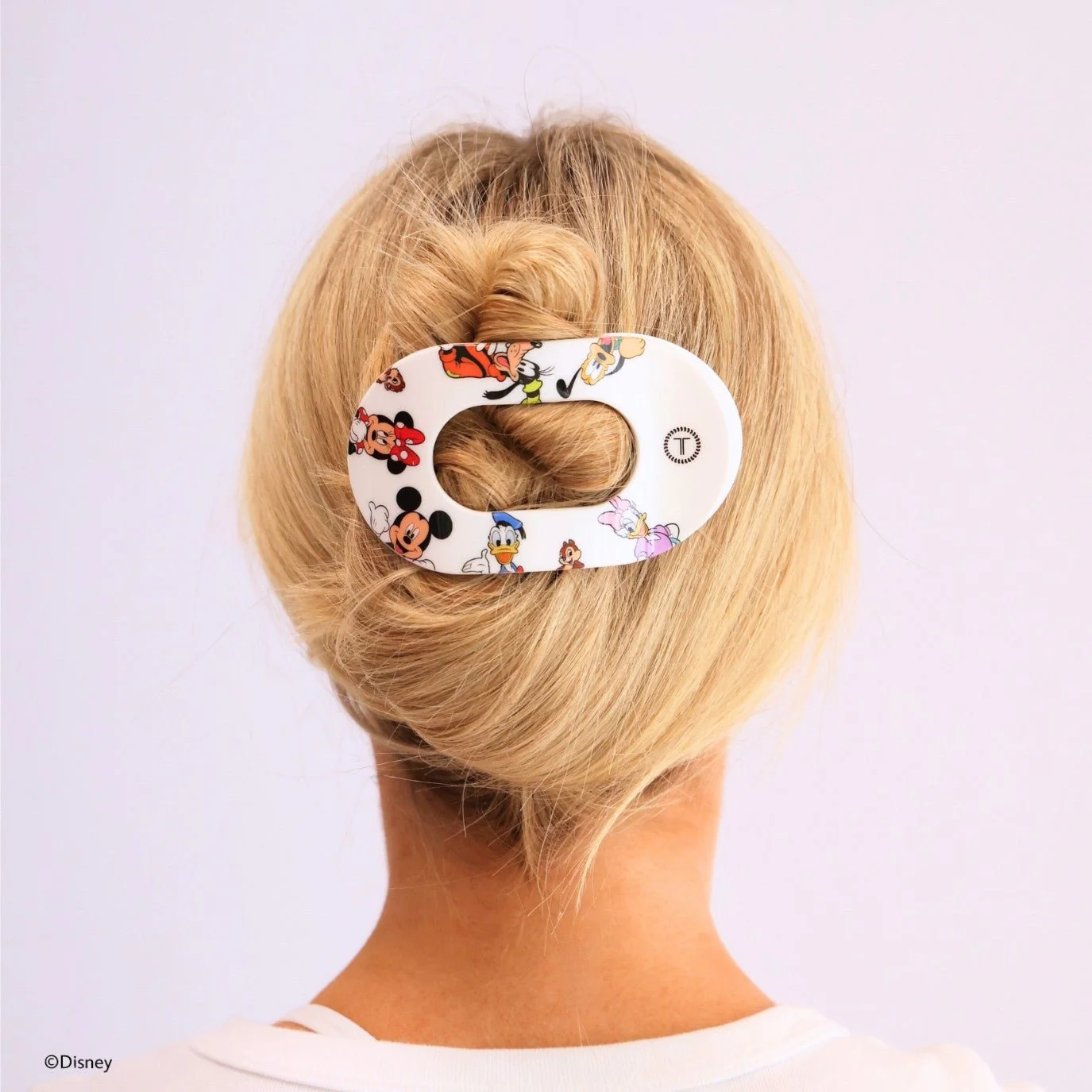 Mickey and Friends Large Flat Round Hair Clip - Image 4