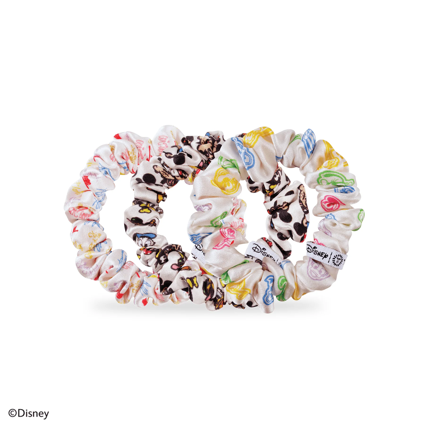 Mickey and Friends Small Silk Scrunchies - Image 2