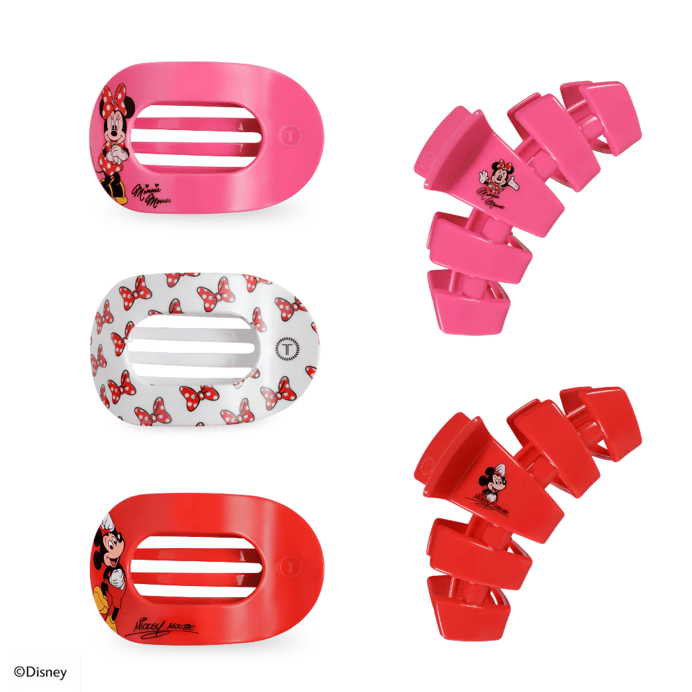 Mickey Mouse and Minnie Mouse Hair Clip Bundle