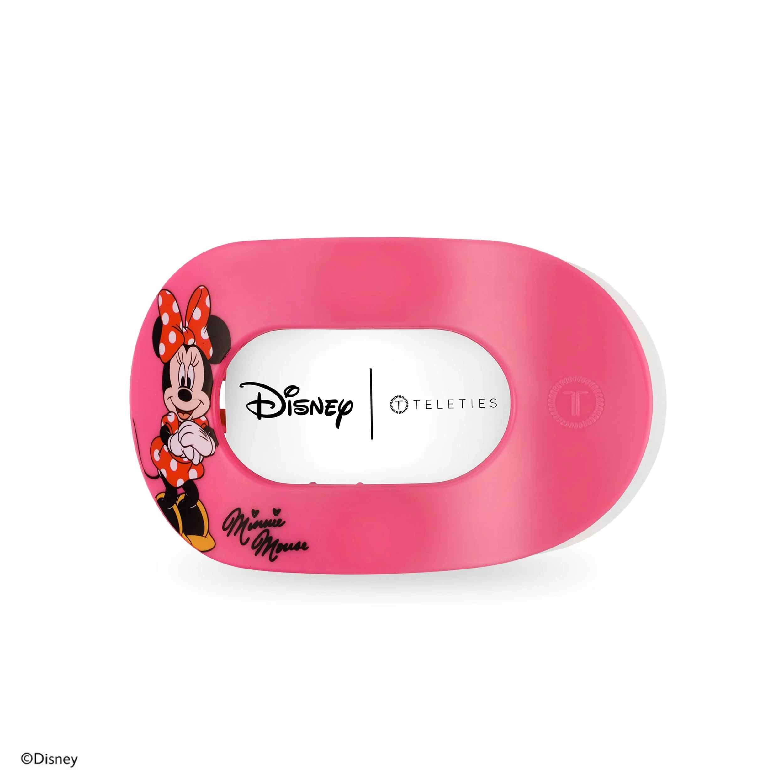 Minnie Mouse Medium Flat Round Hair Clip - Image 2