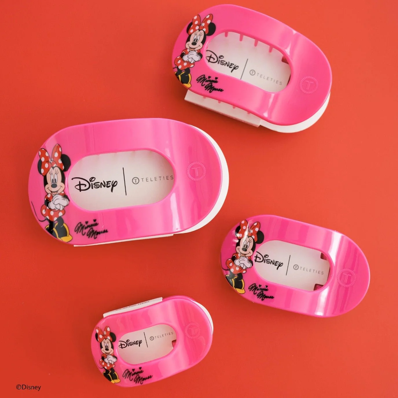 Minnie Mouse Tiny Flat Round Hair Clip - Image 5