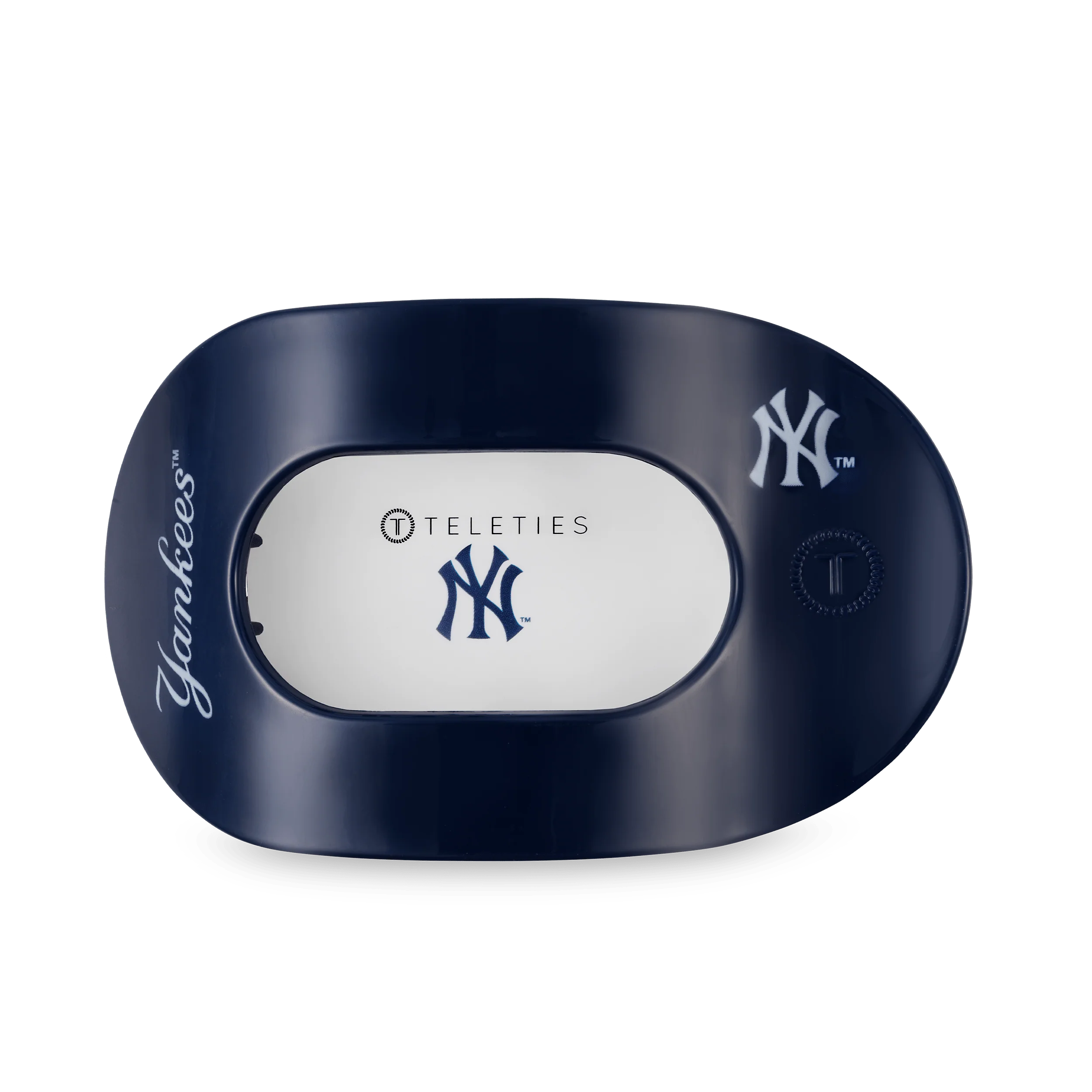 New York Yankees Large Flat Round Hair Clip - Image 2