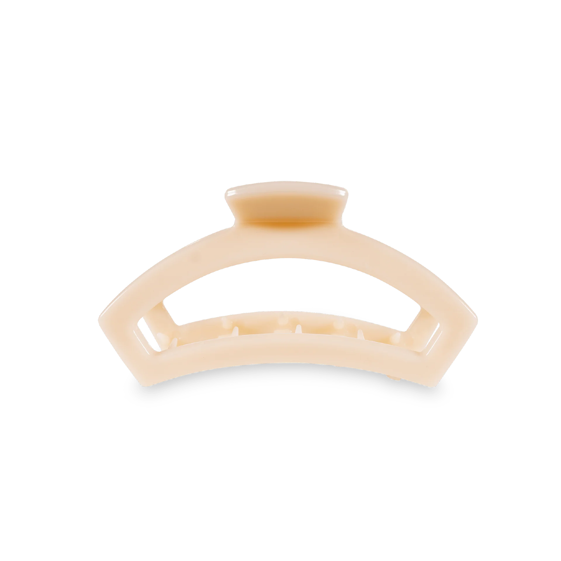 Open Almond Beige Small Claw Hair Clip